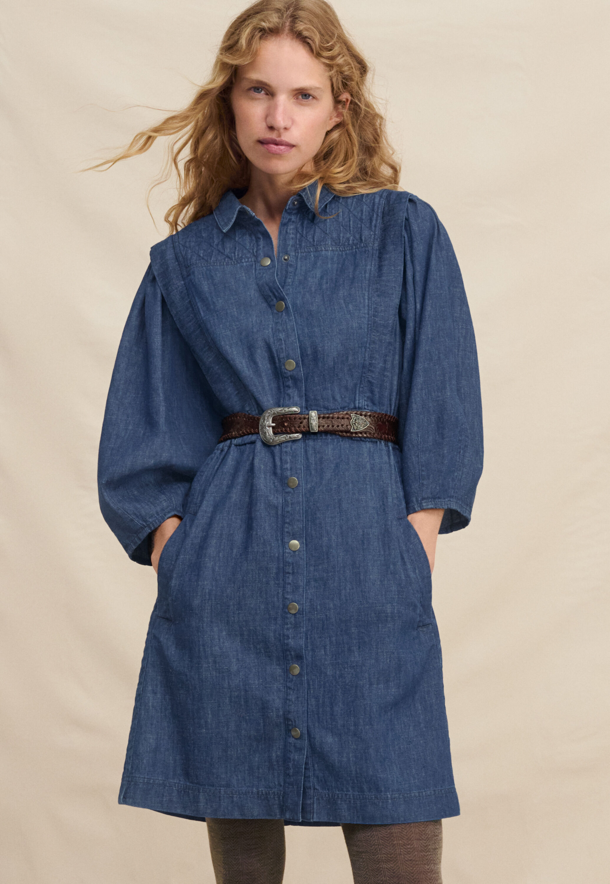 Pintuck blouse
