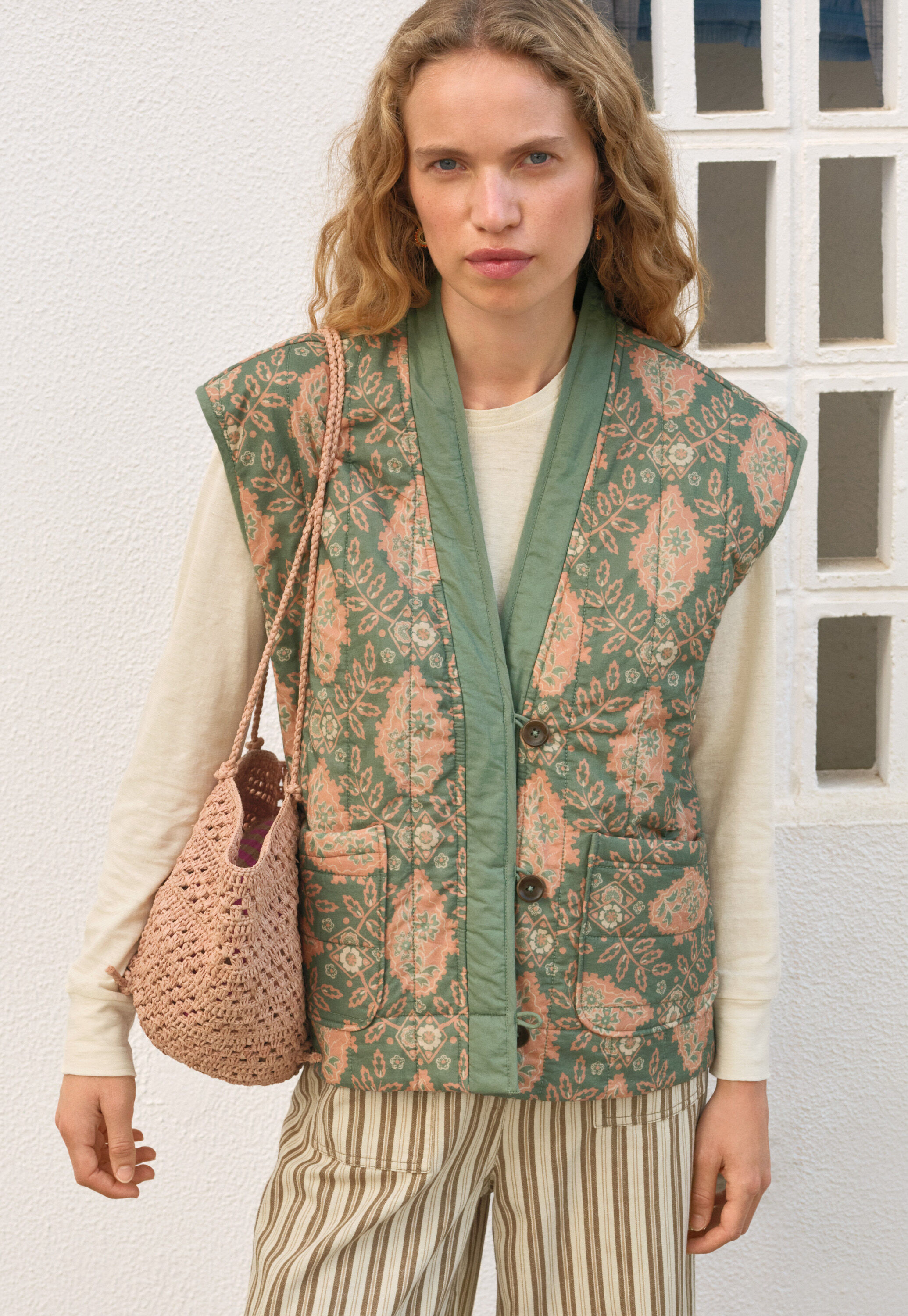 Pintuck blouse