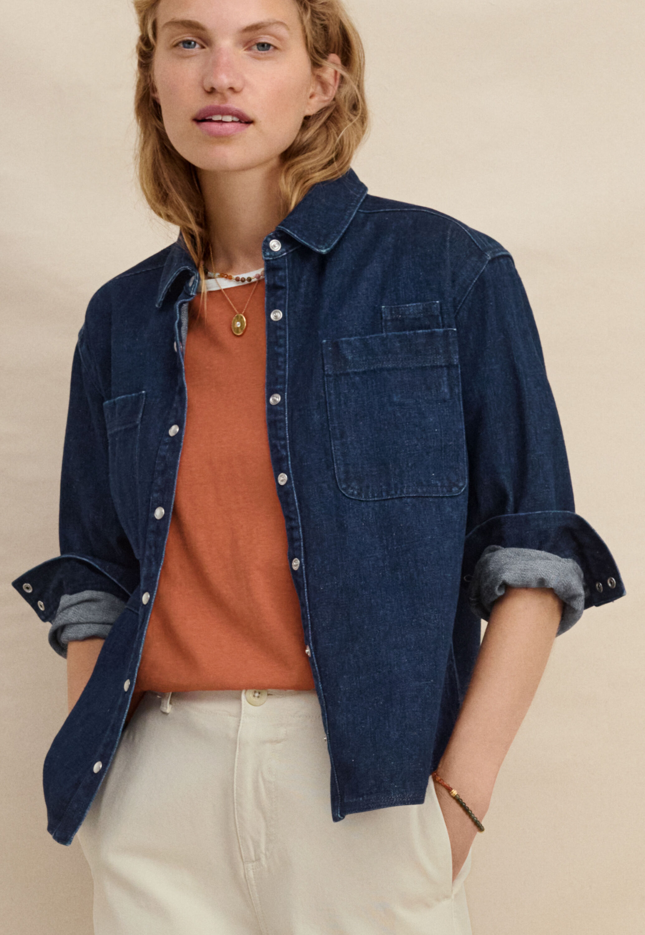 Denim shirt