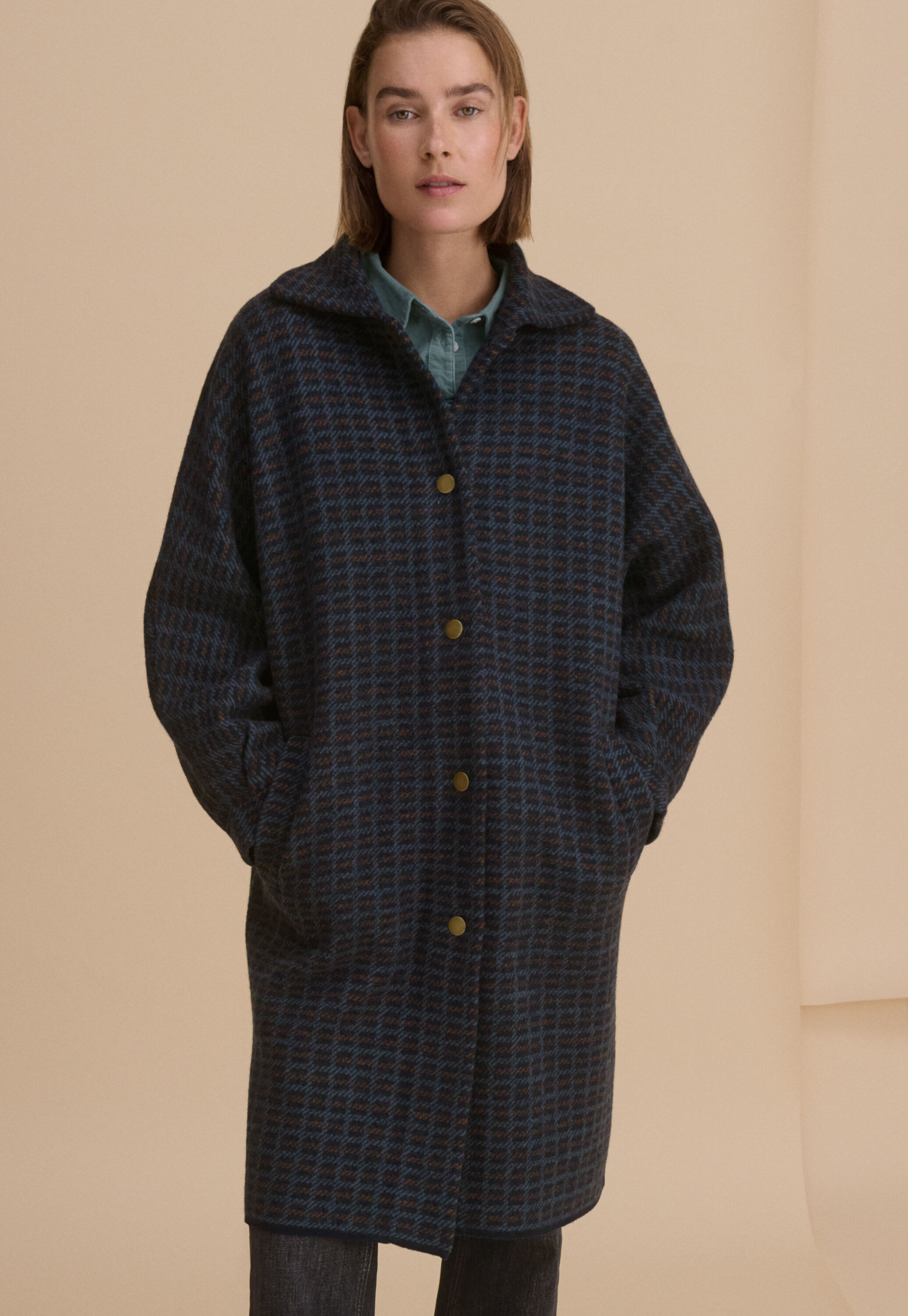 Checked jacket