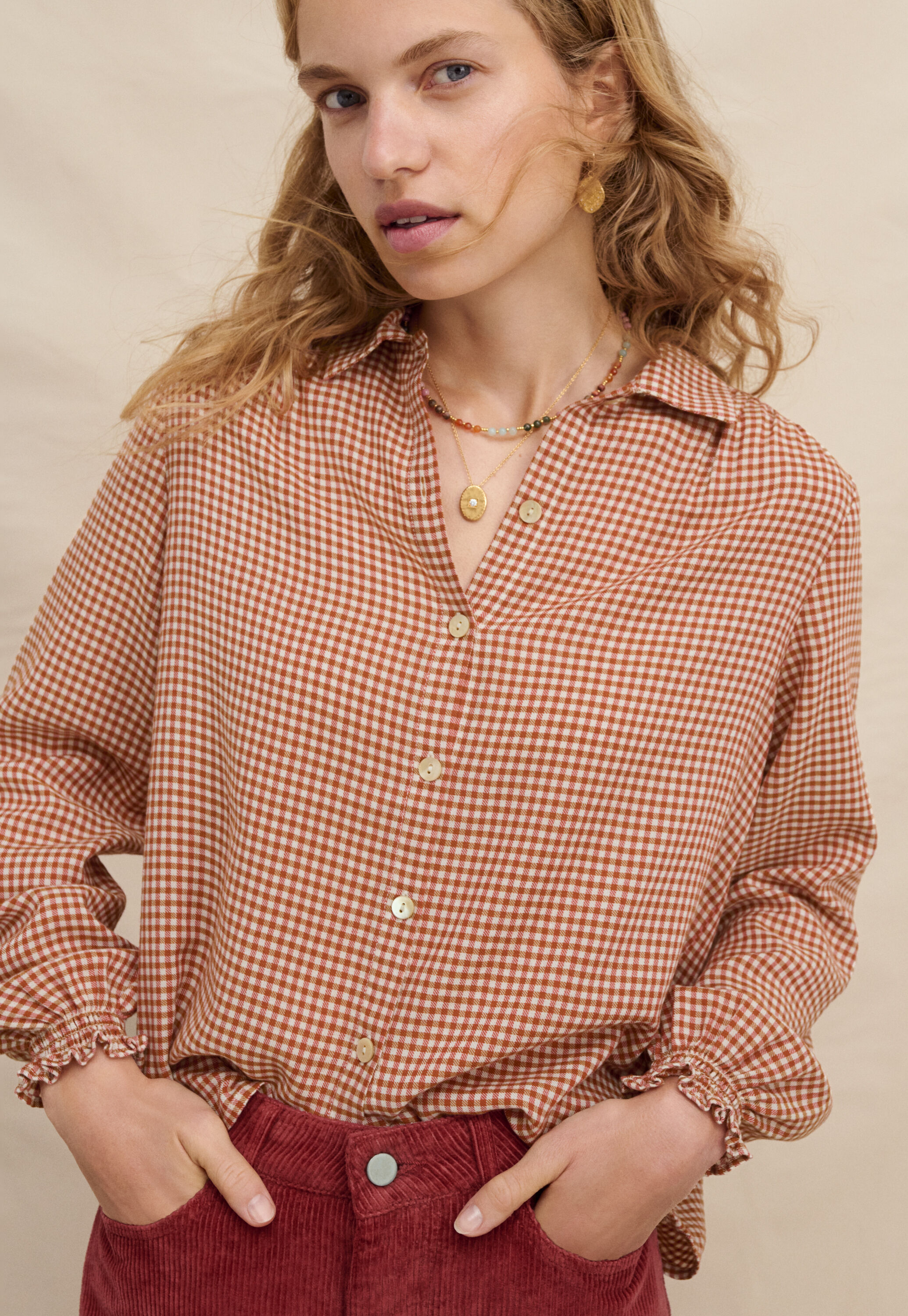 Checked shirt