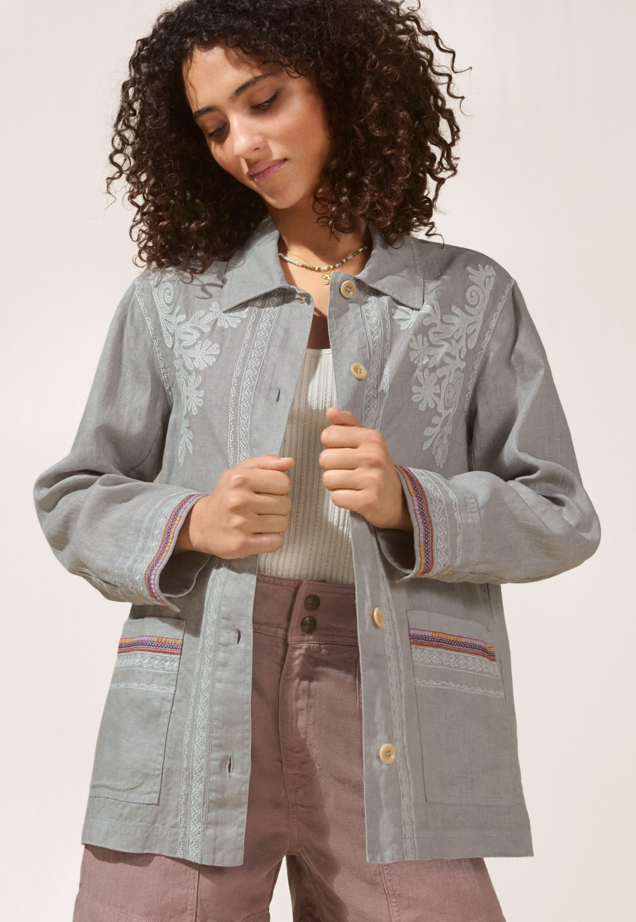 Pintuck blouse
