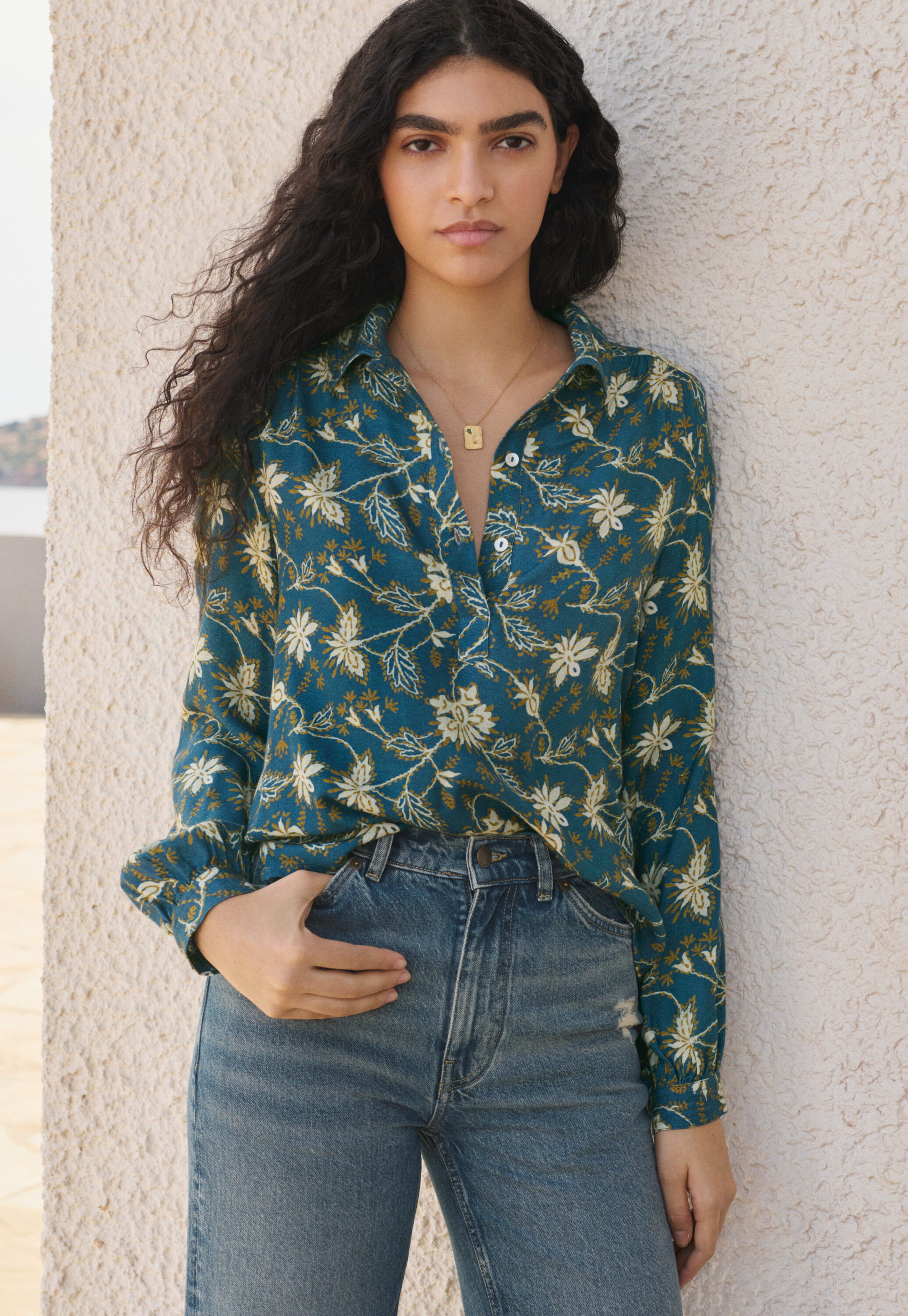 Printed blouse