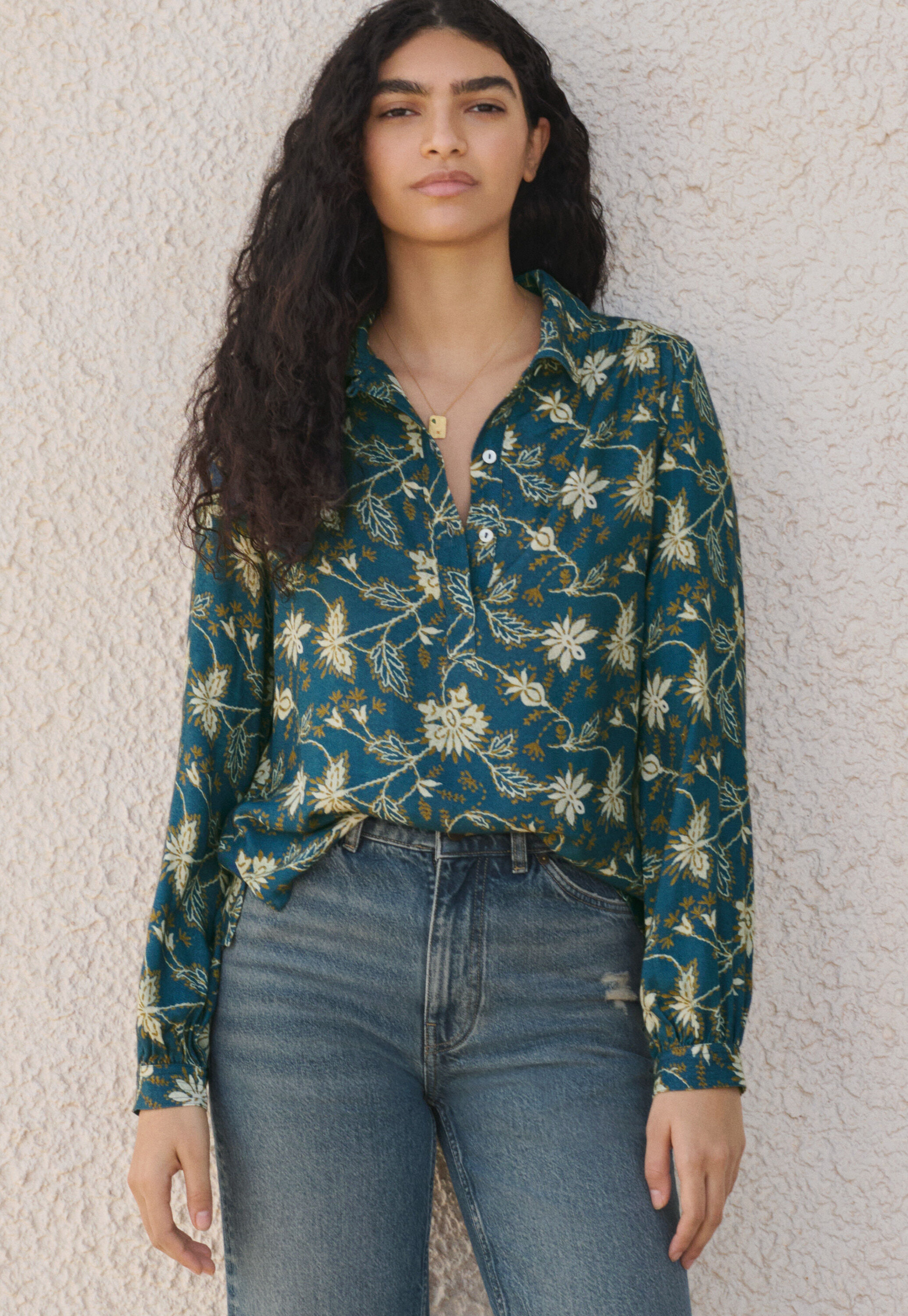 Printed blouse