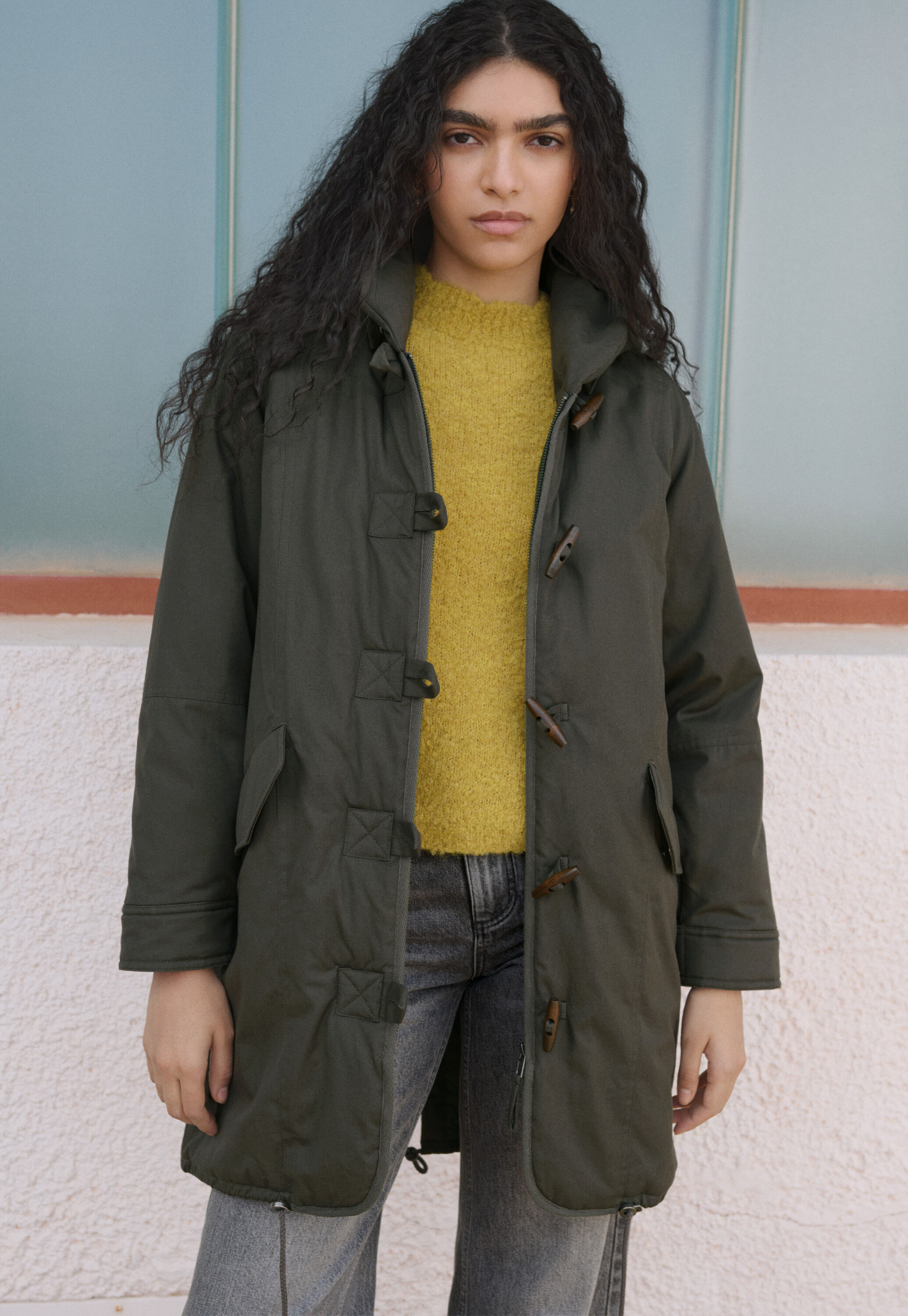 Shawl parka