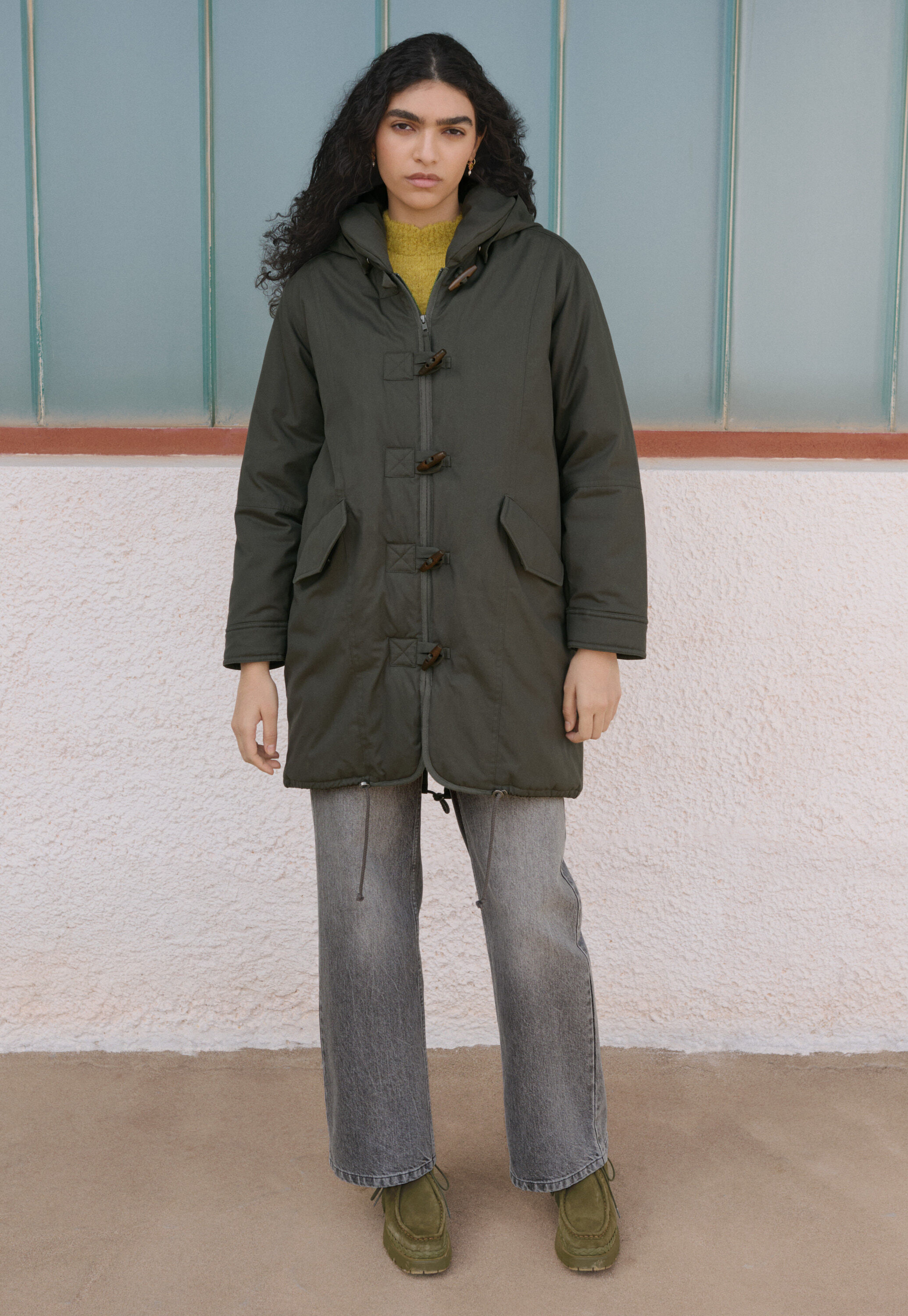 Shawl parka