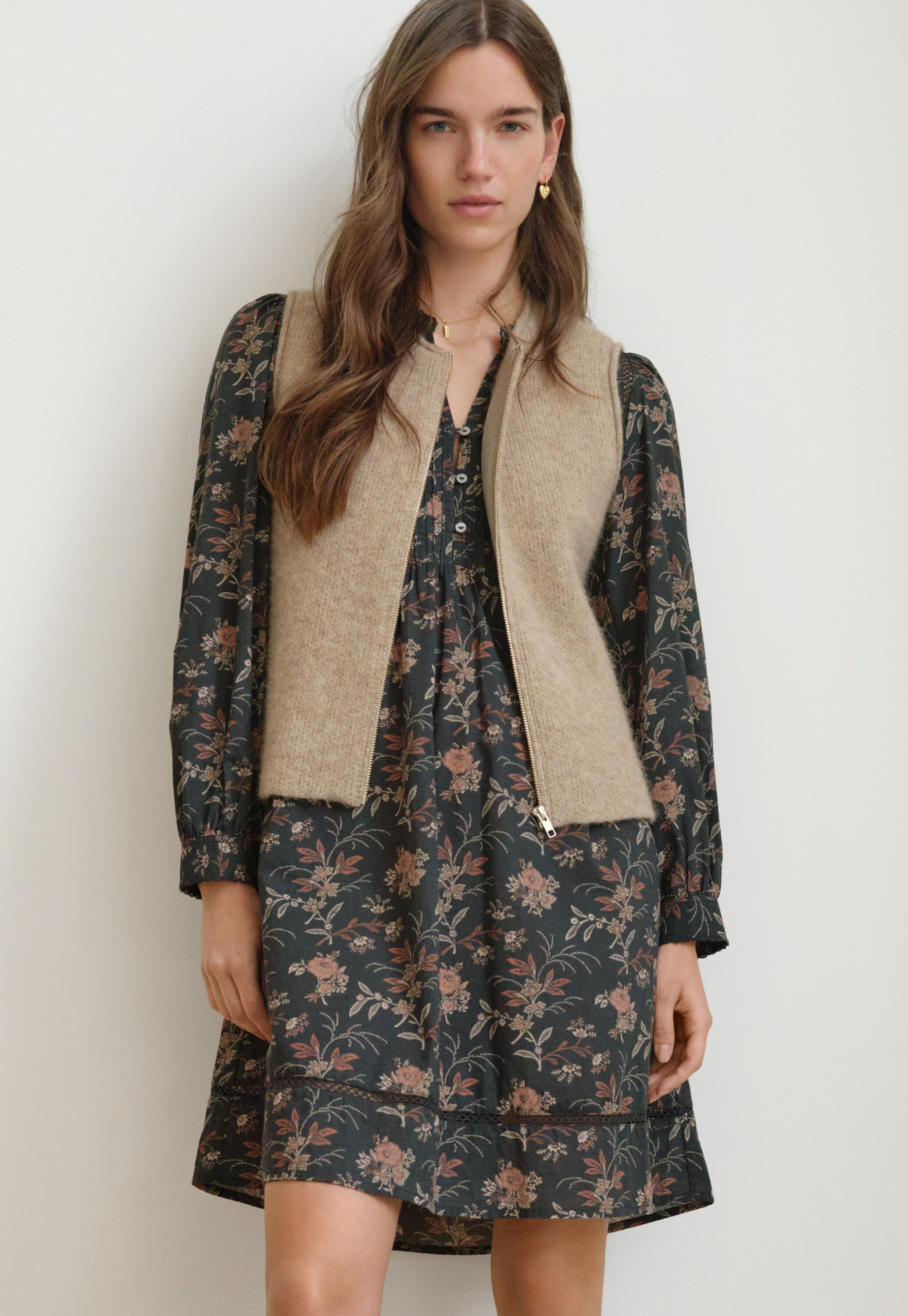 Knitted gilet