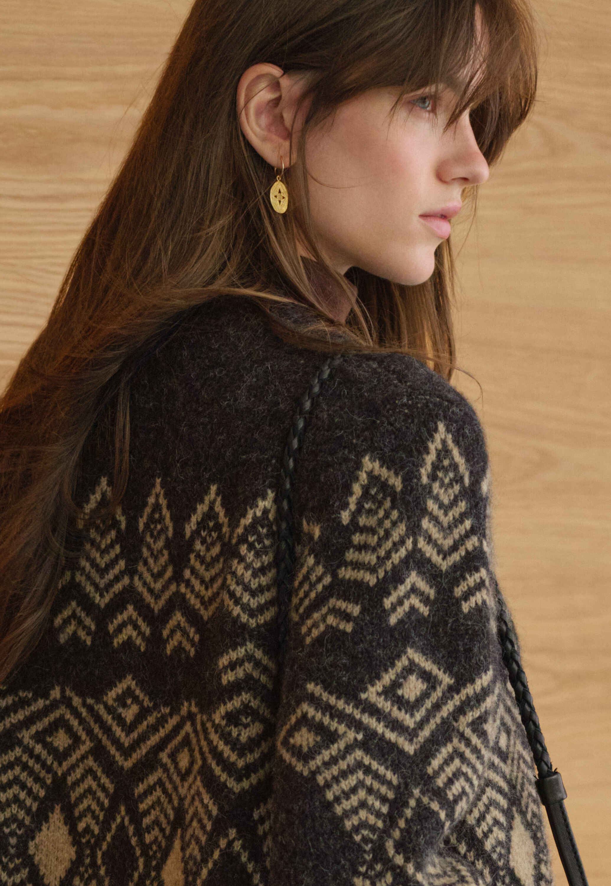 Tie-front cord top