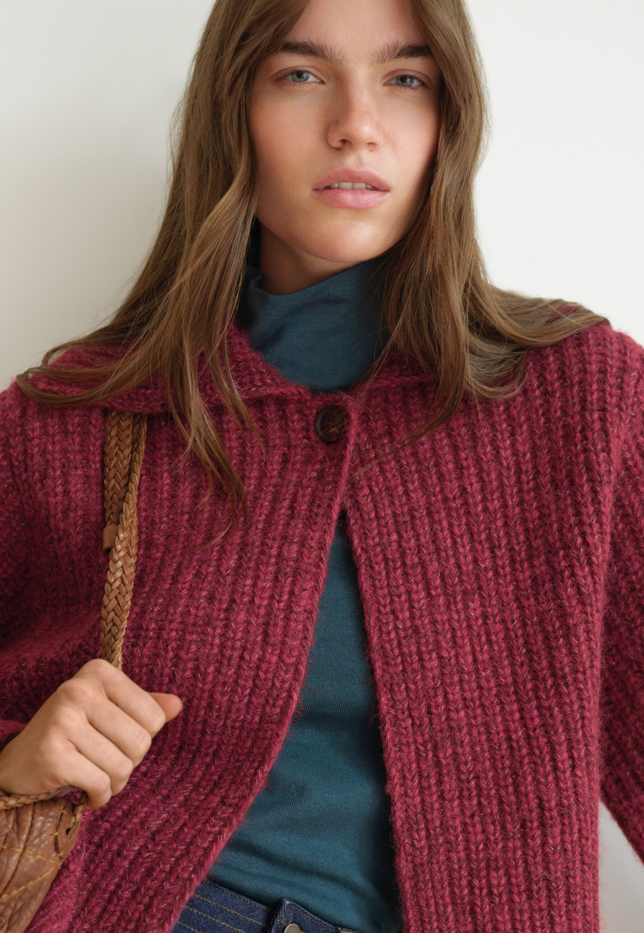 Tie-front cord top