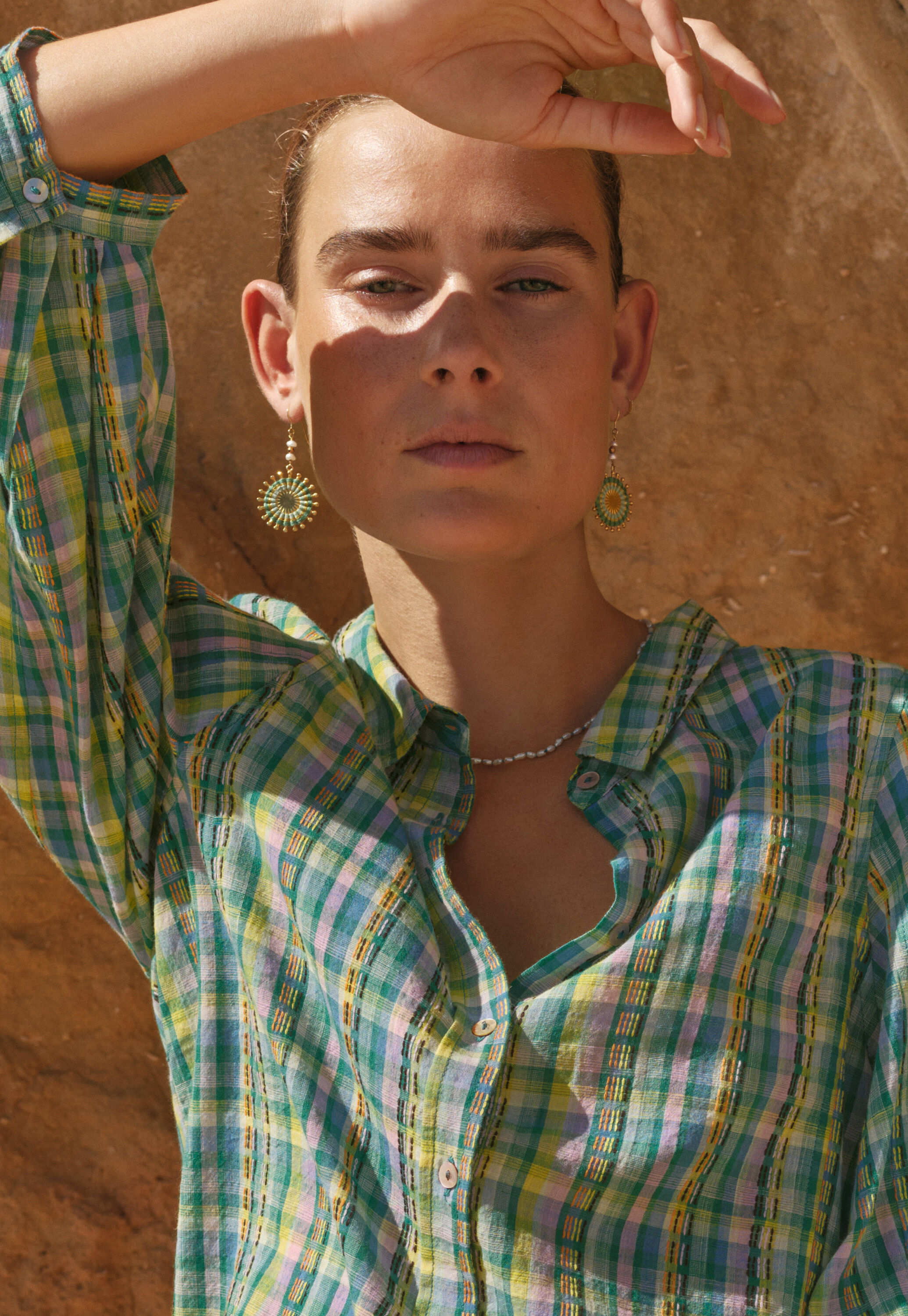 Sunburst earrings