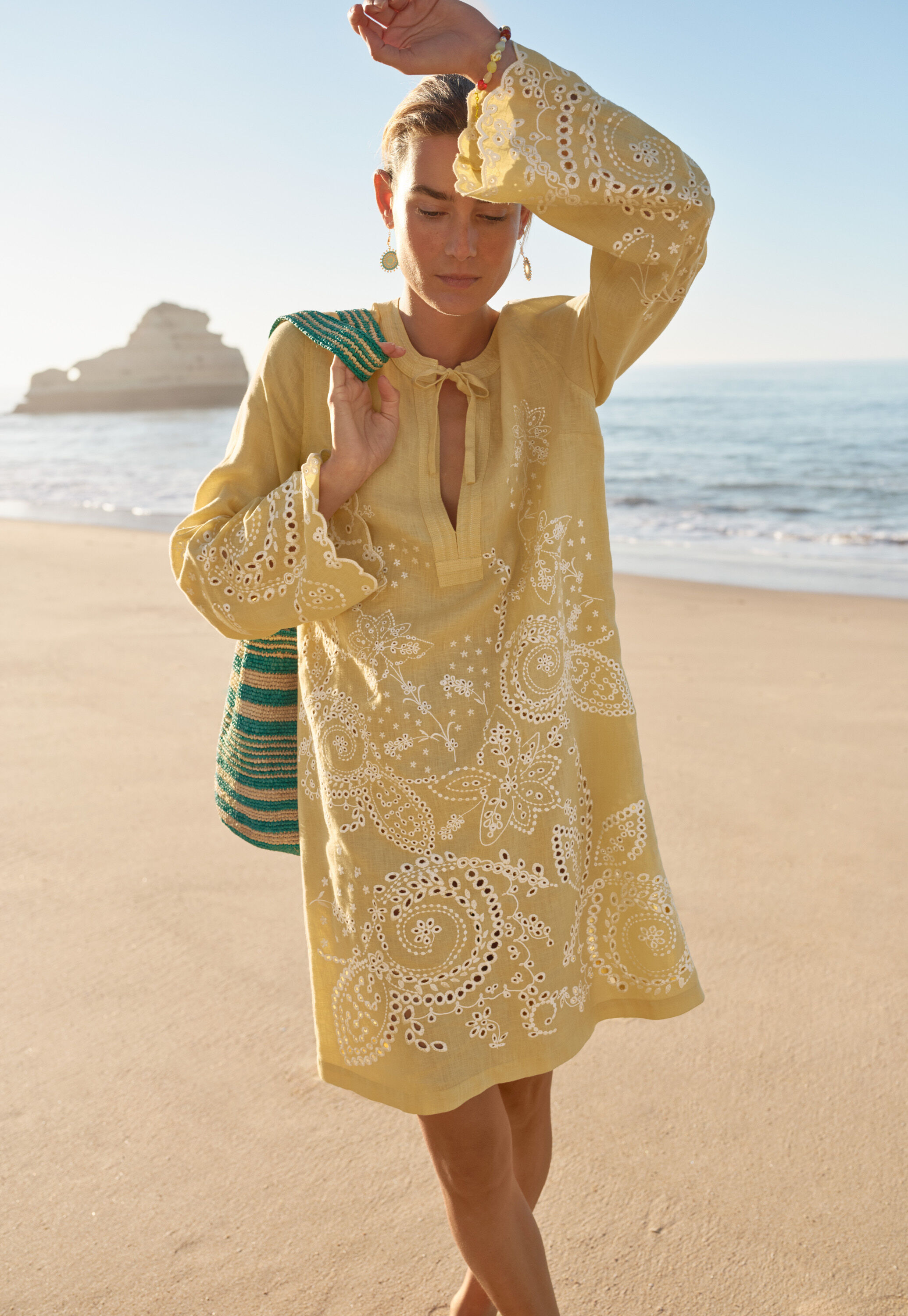 Cutwork dress
