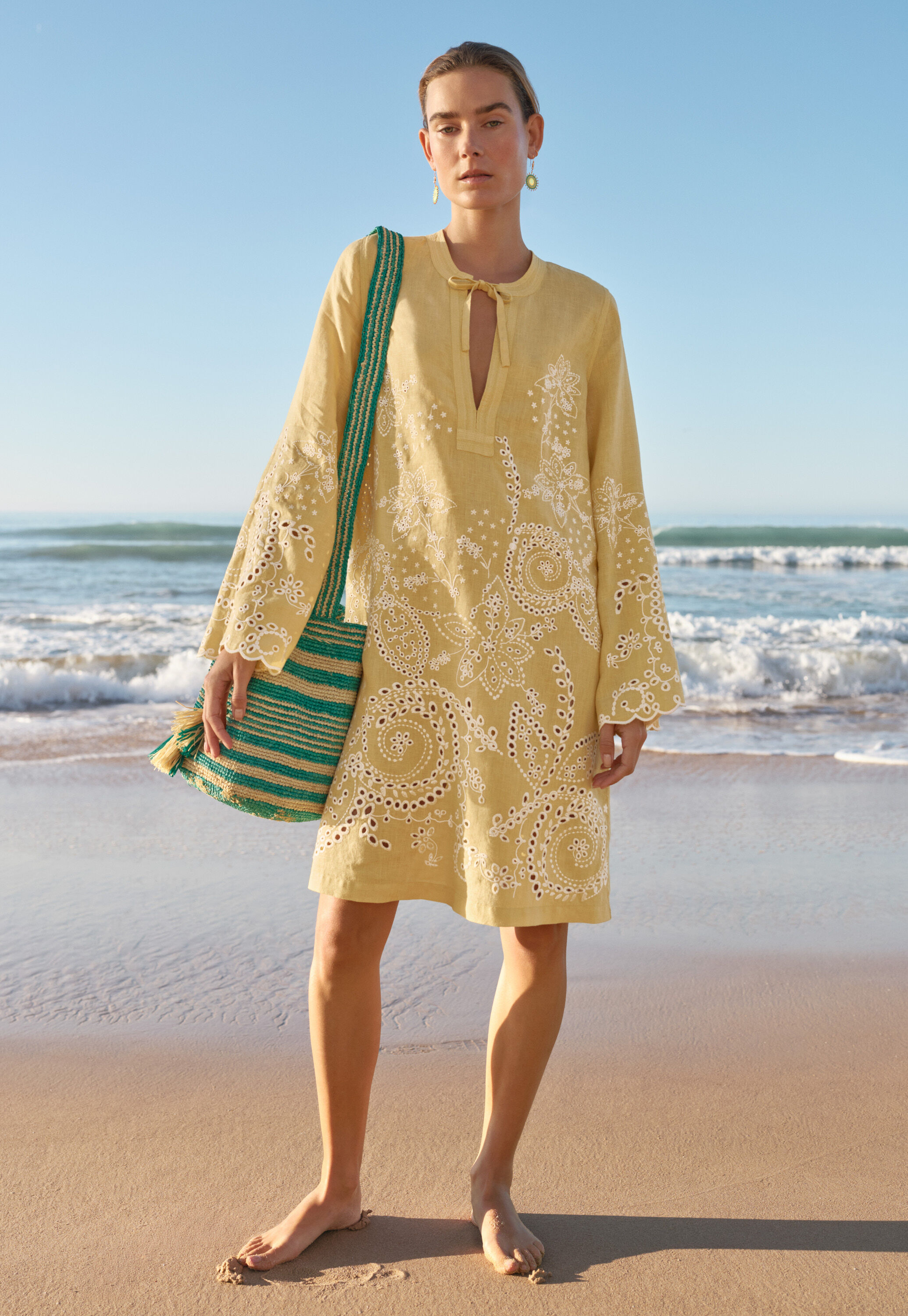 Cutwork dress