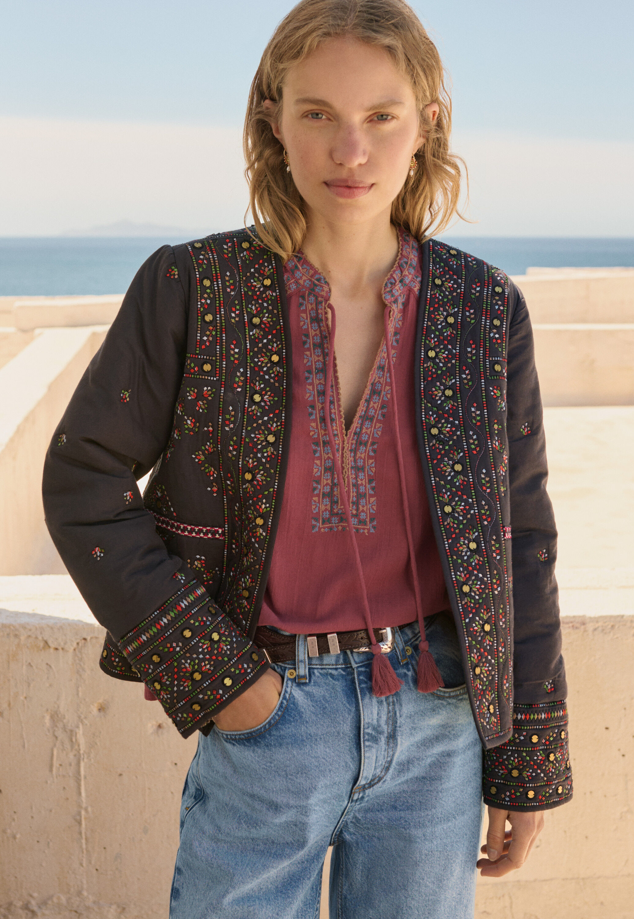 Embroidered blouse