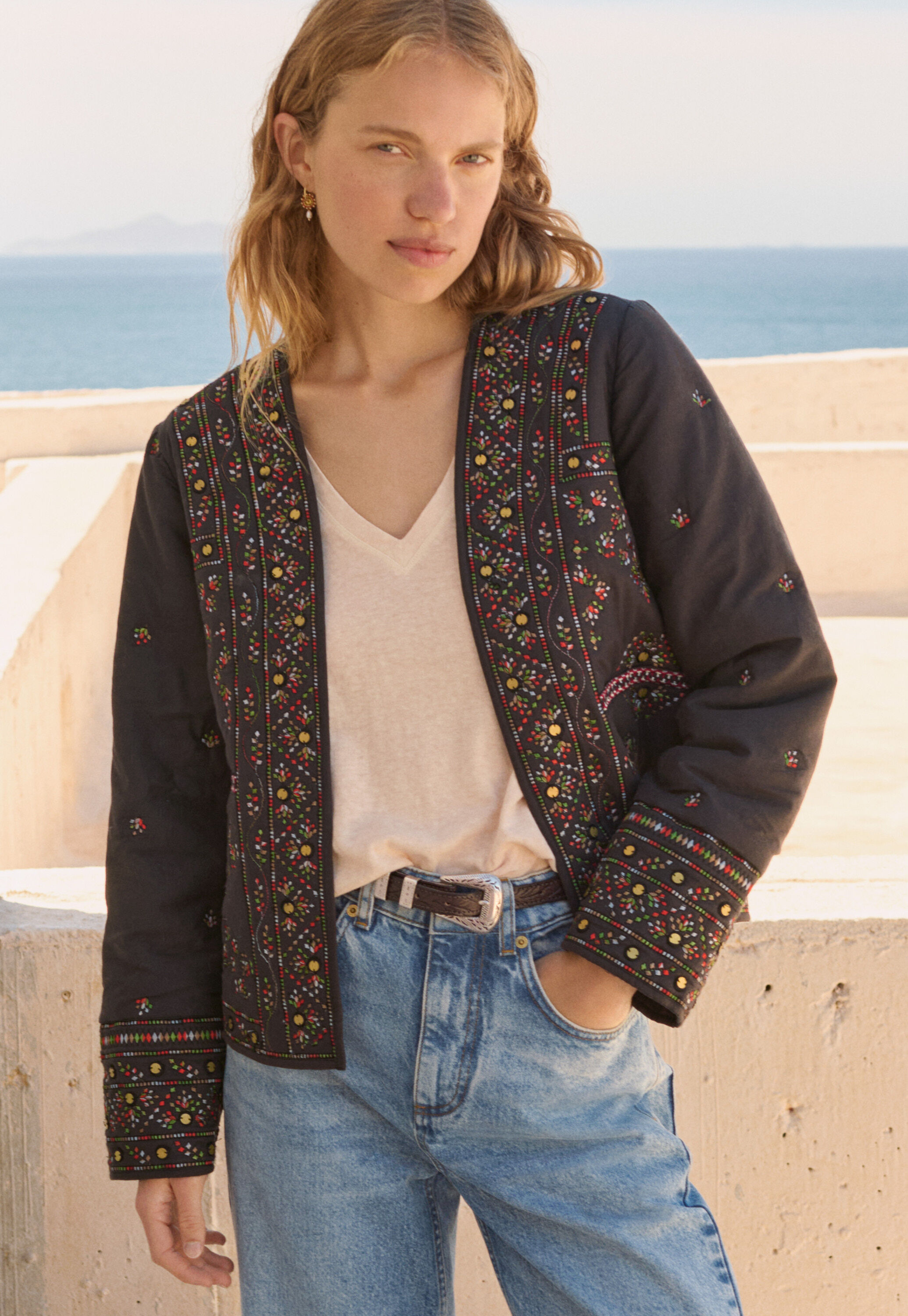 Pintuck blouse