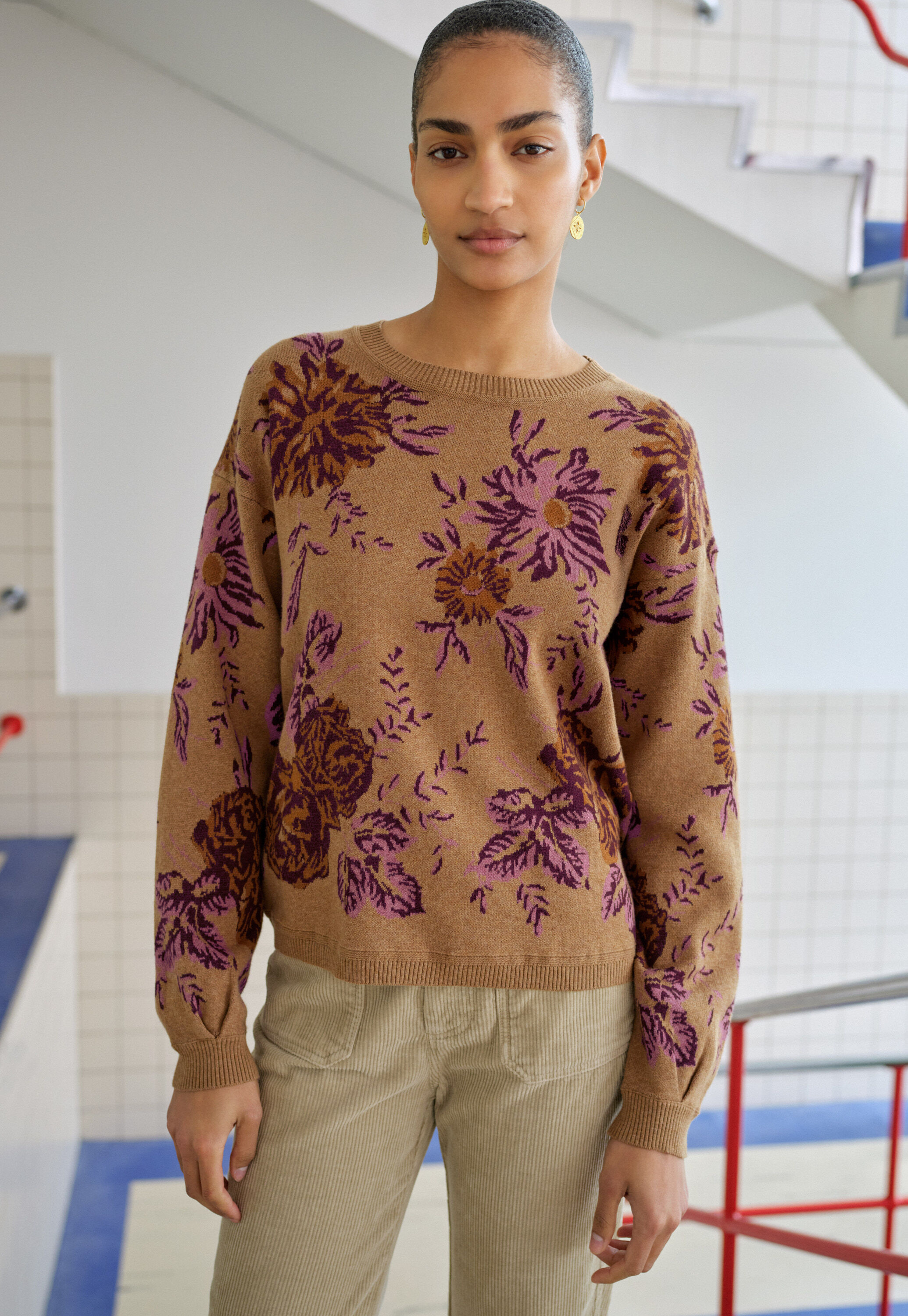Jacquard sweater