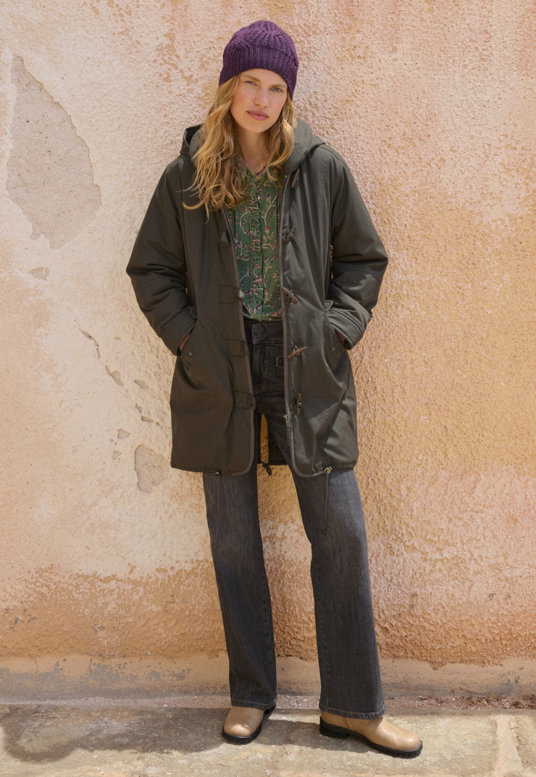 Shawl parka