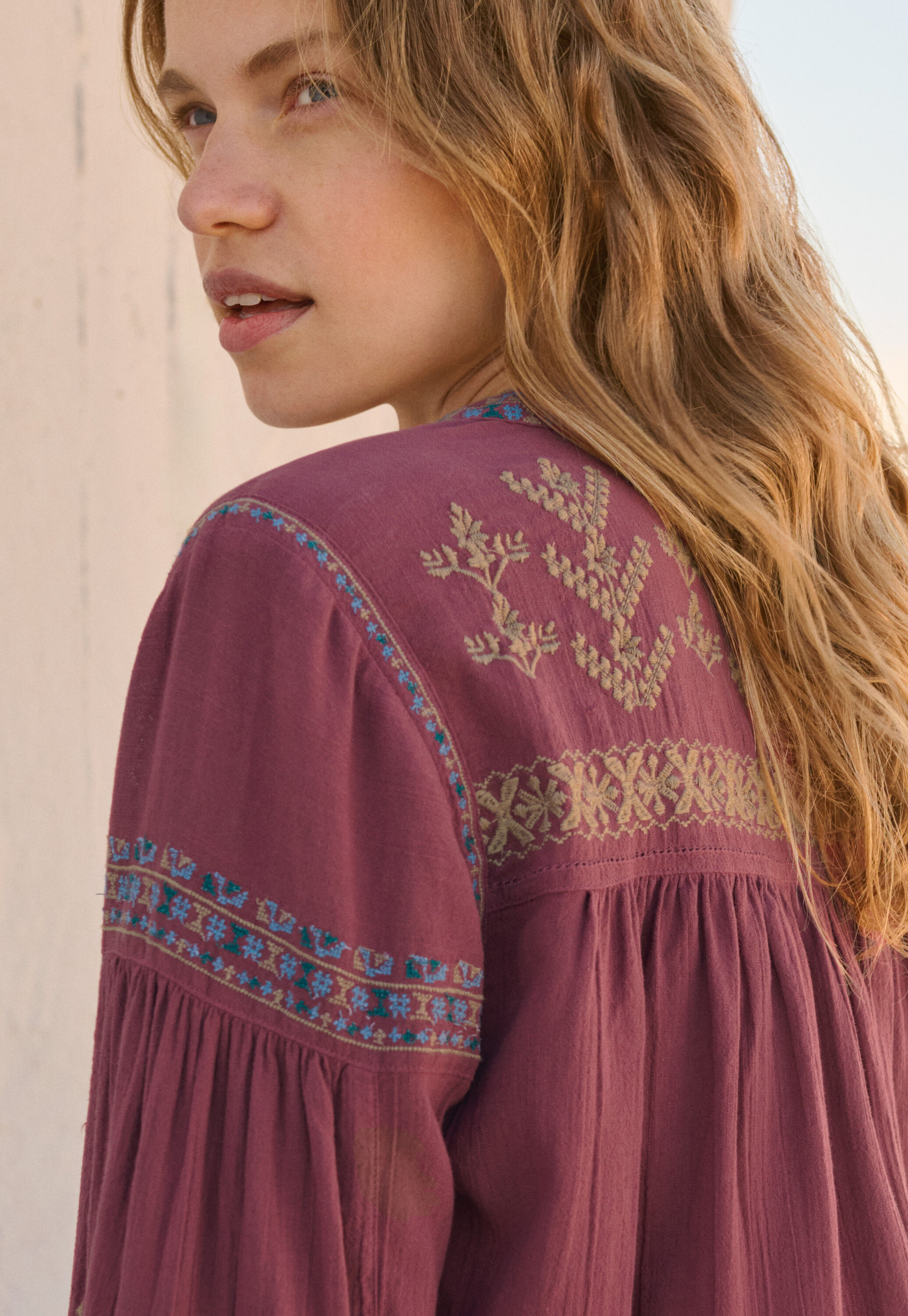 Embroidered blouse