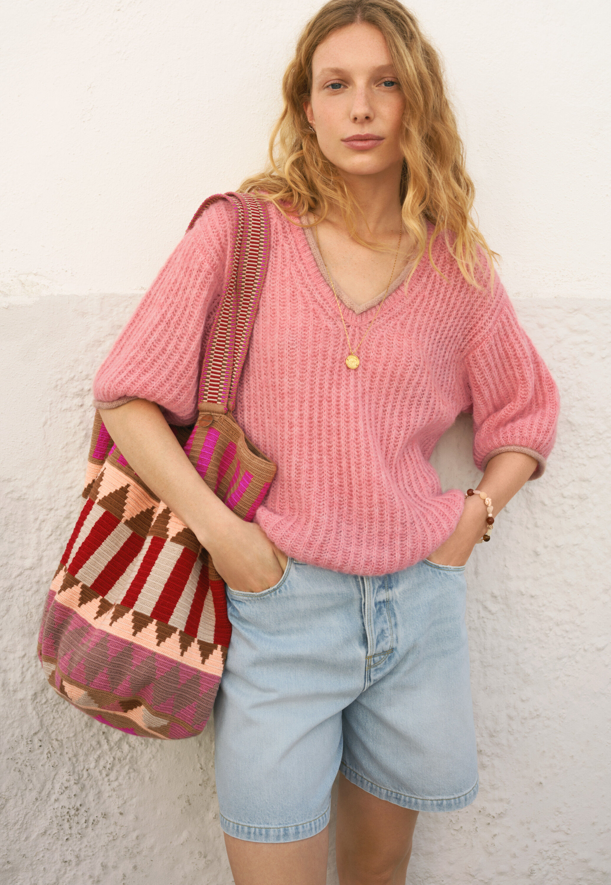 Pintuck blouse