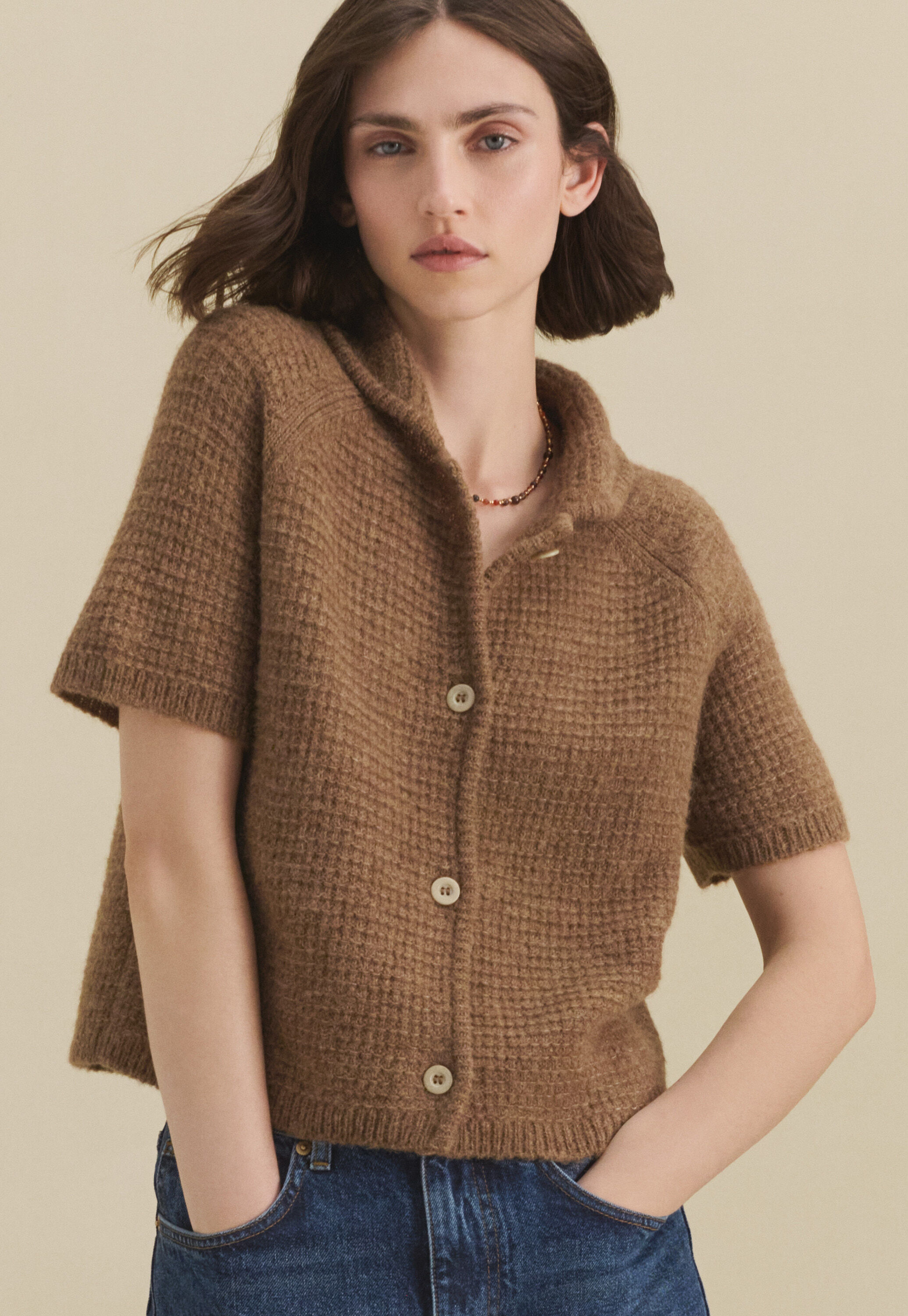 Pintuck blouse