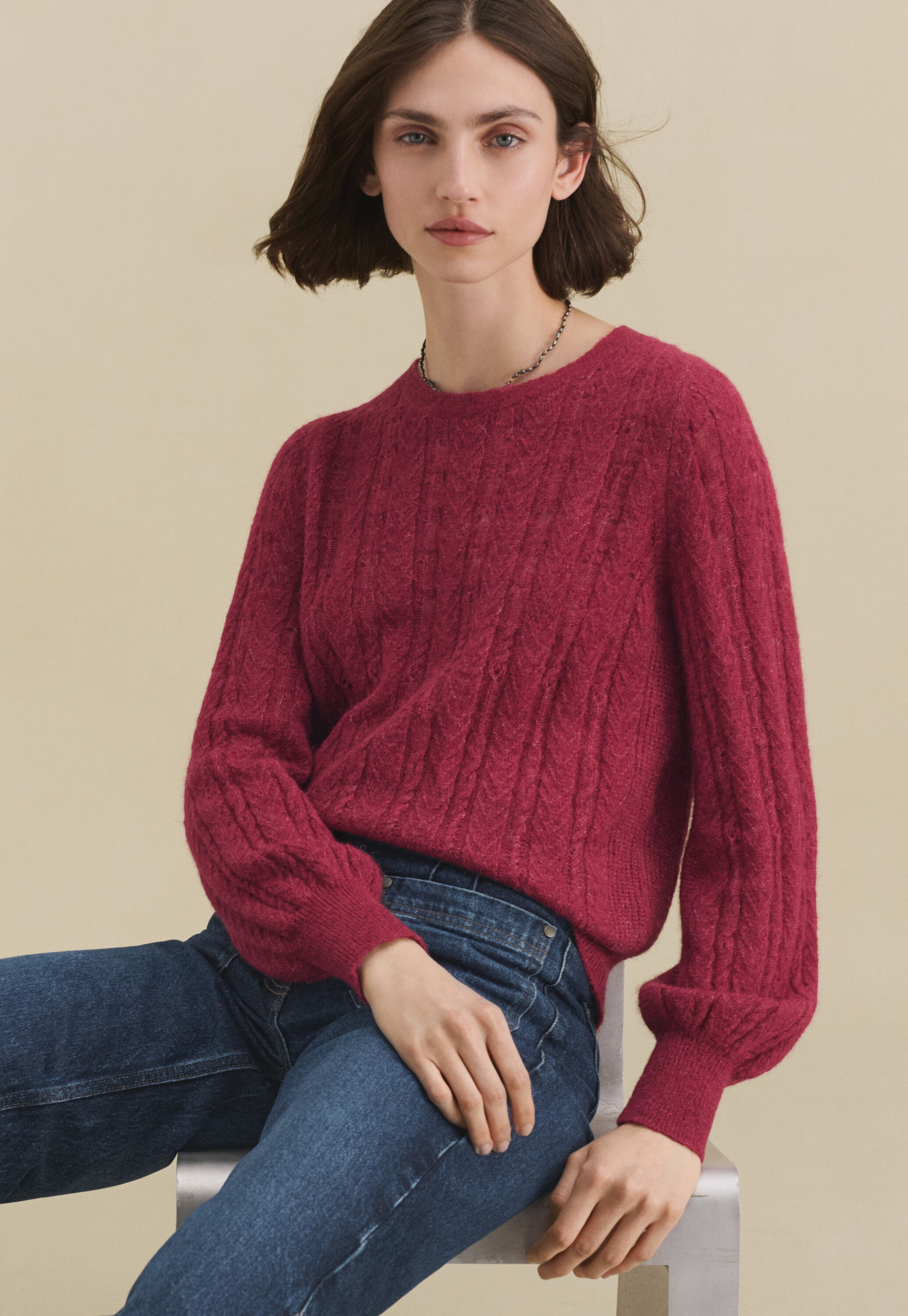 Pintuck blouse