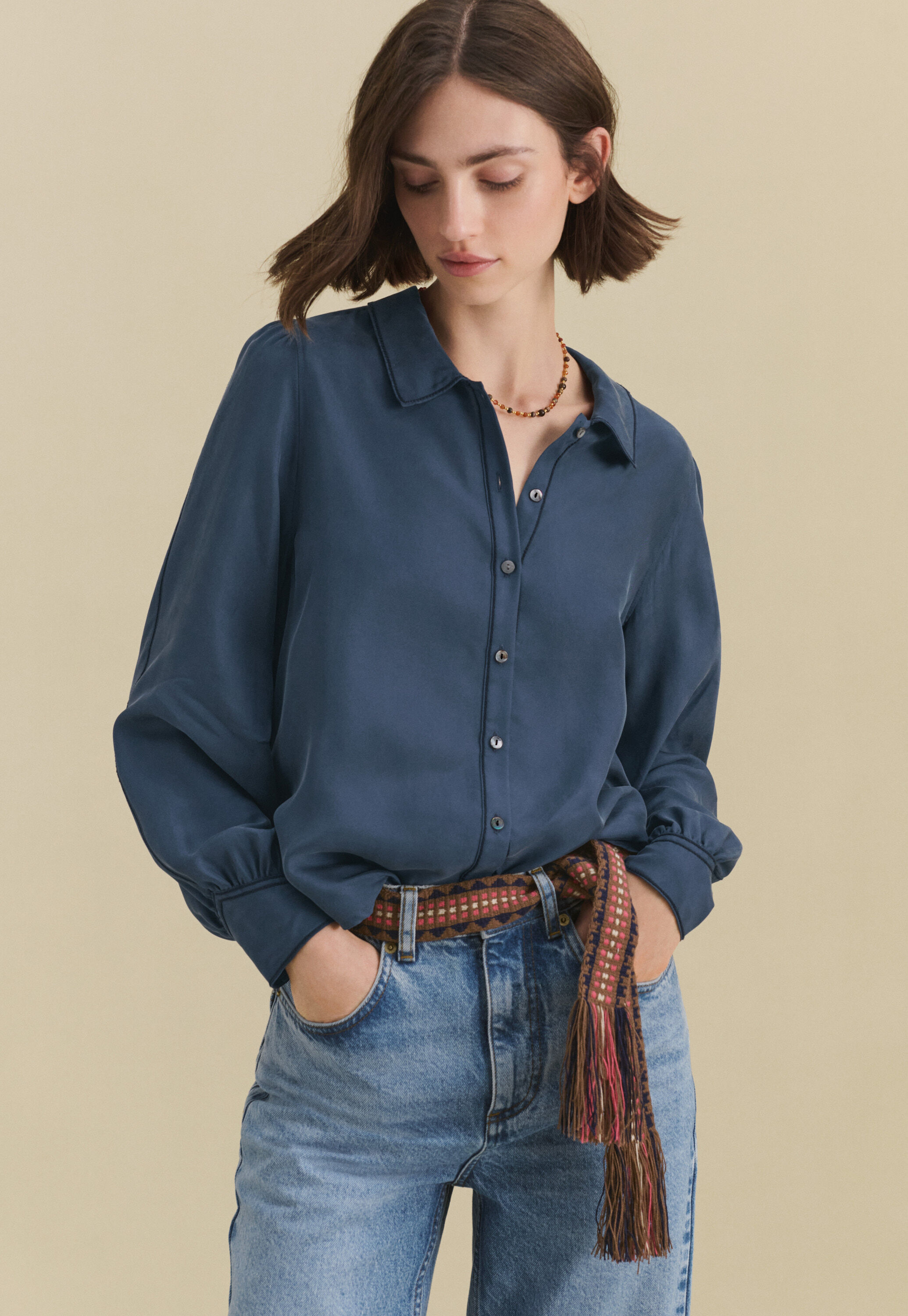 Fringed belt
