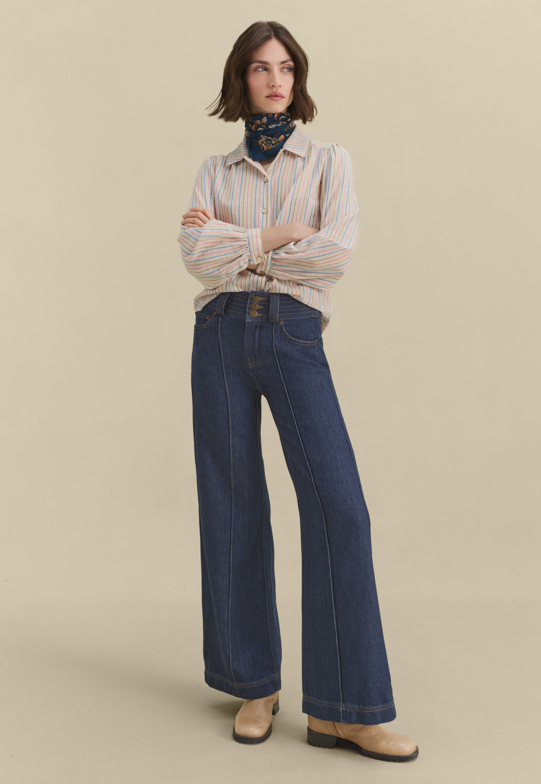 Pintuck blouse