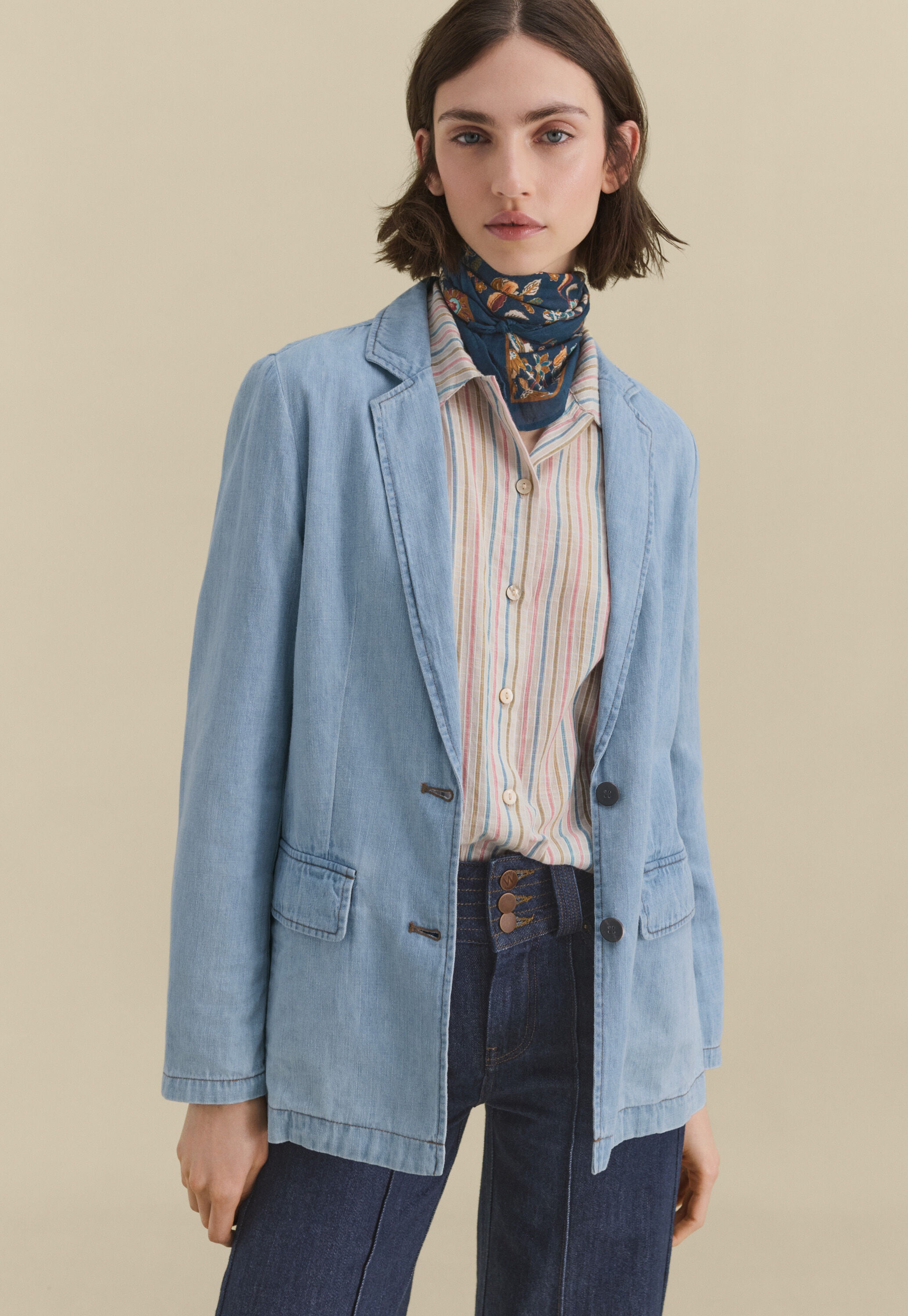 Pintuck blouse