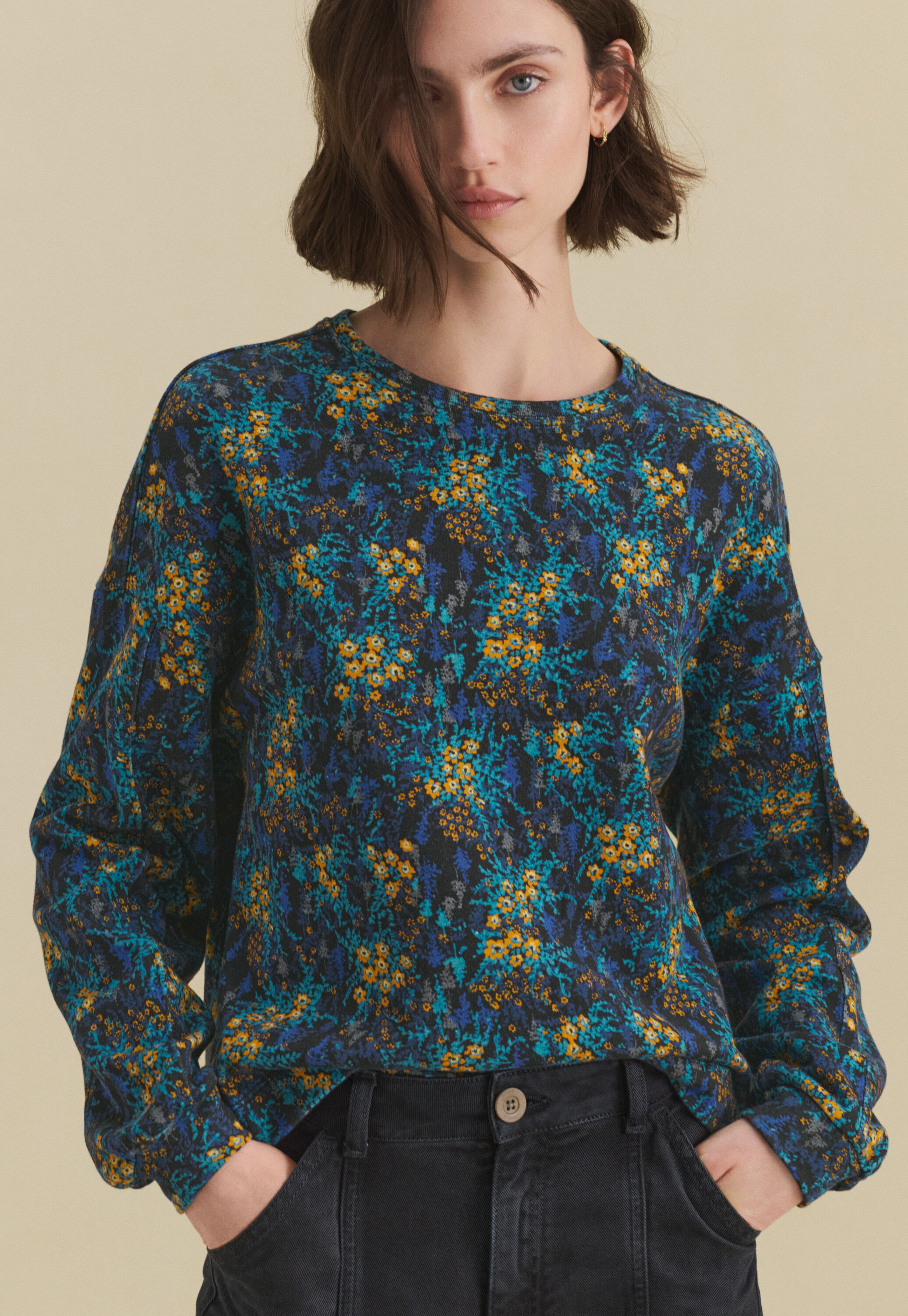 Pintuck blouse
