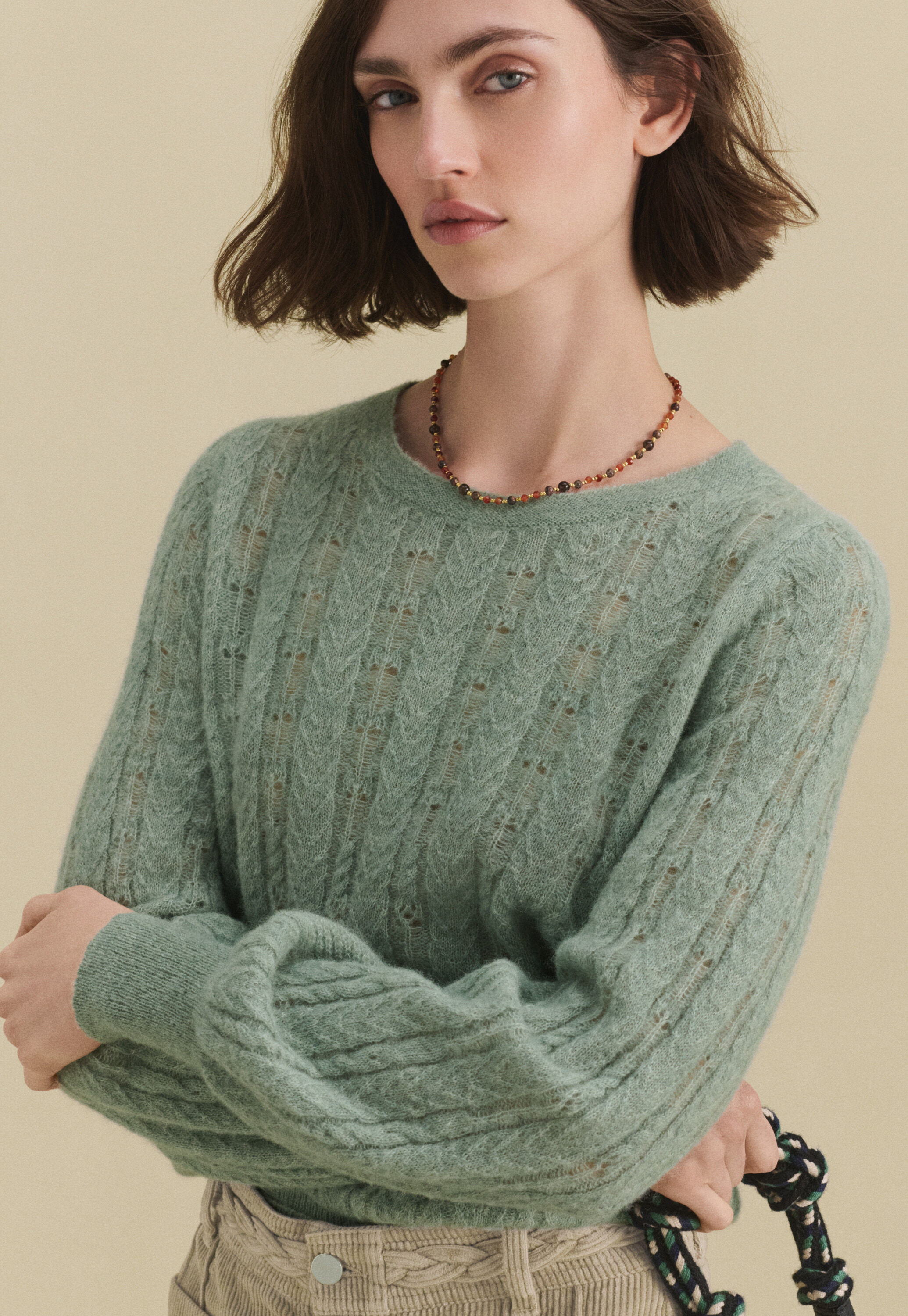 Pintuck blouse