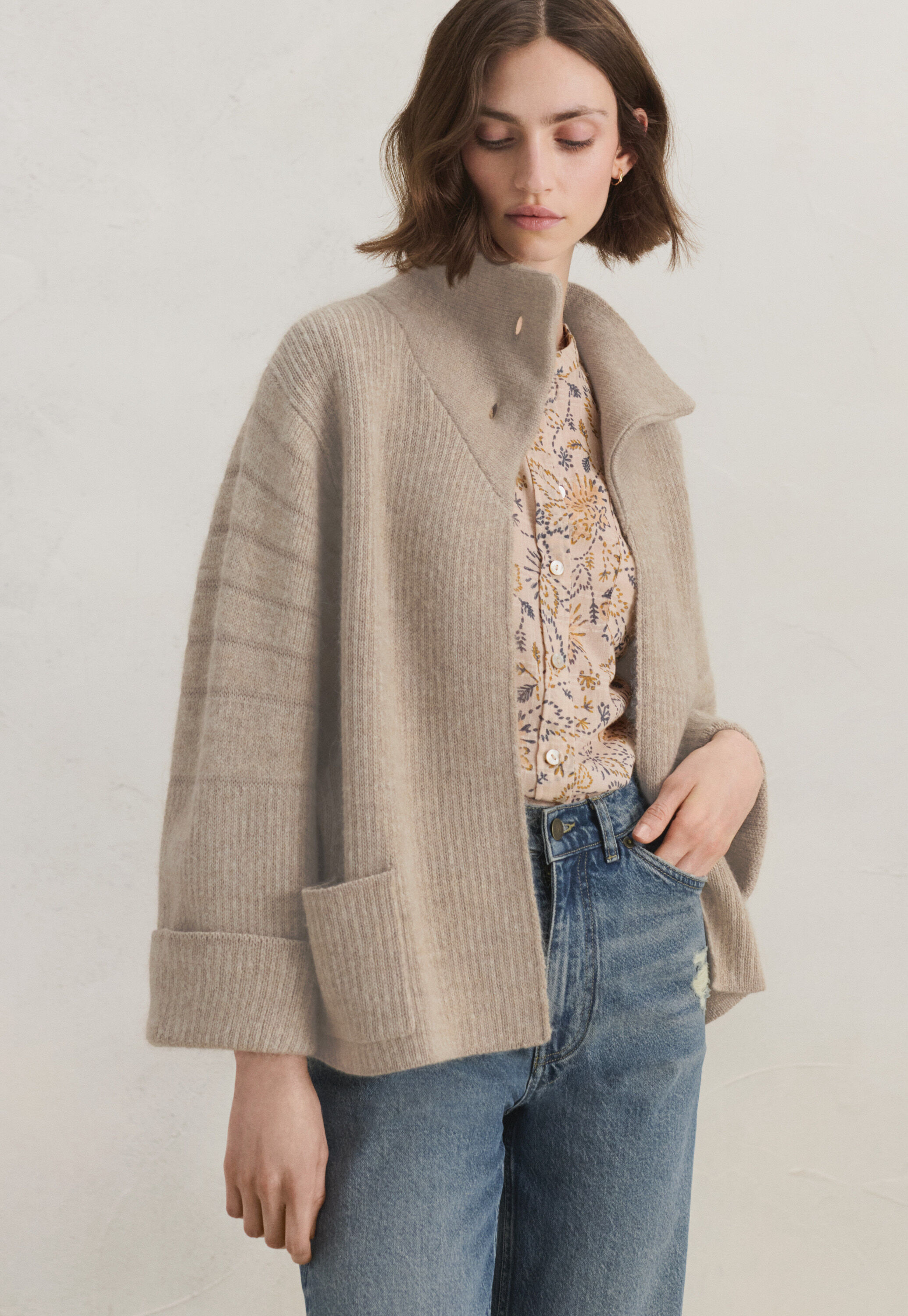 Pintuck blouse
