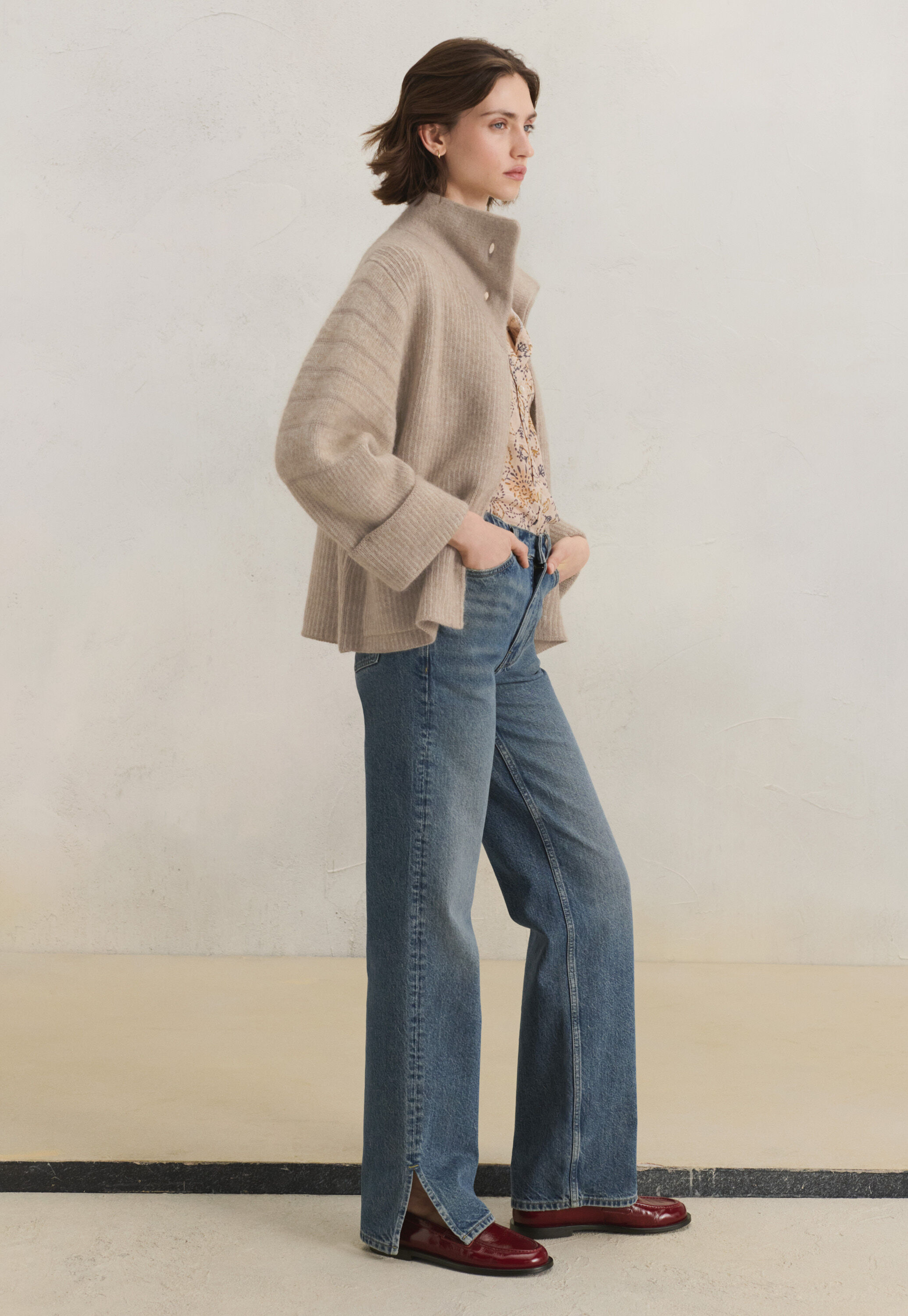 Pintuck blouse