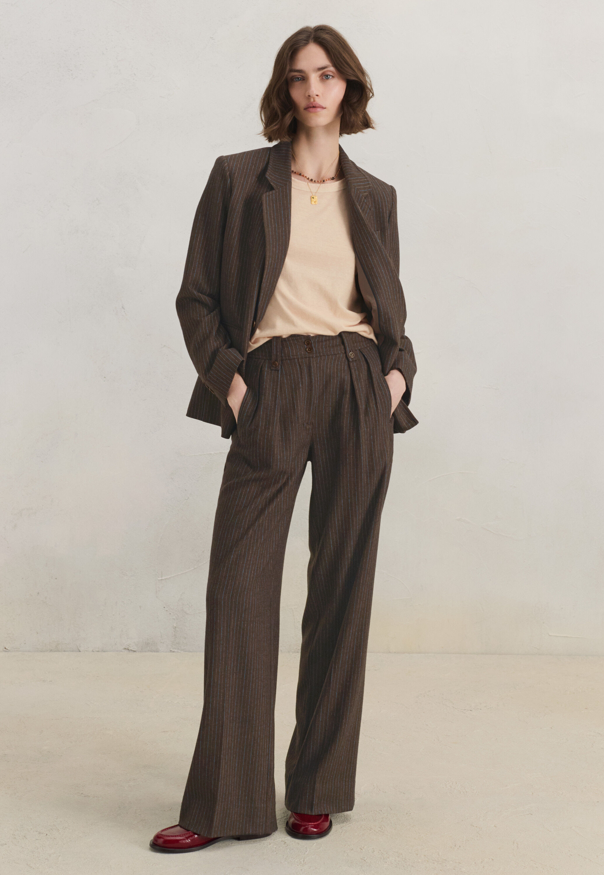 Pintuck blouse