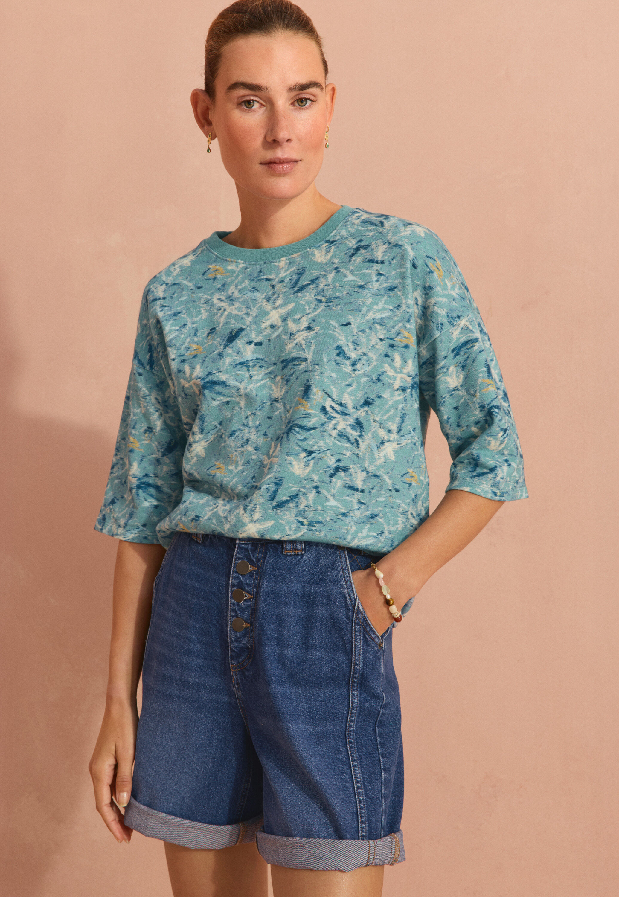 Denim shorts, Mid vintage, large