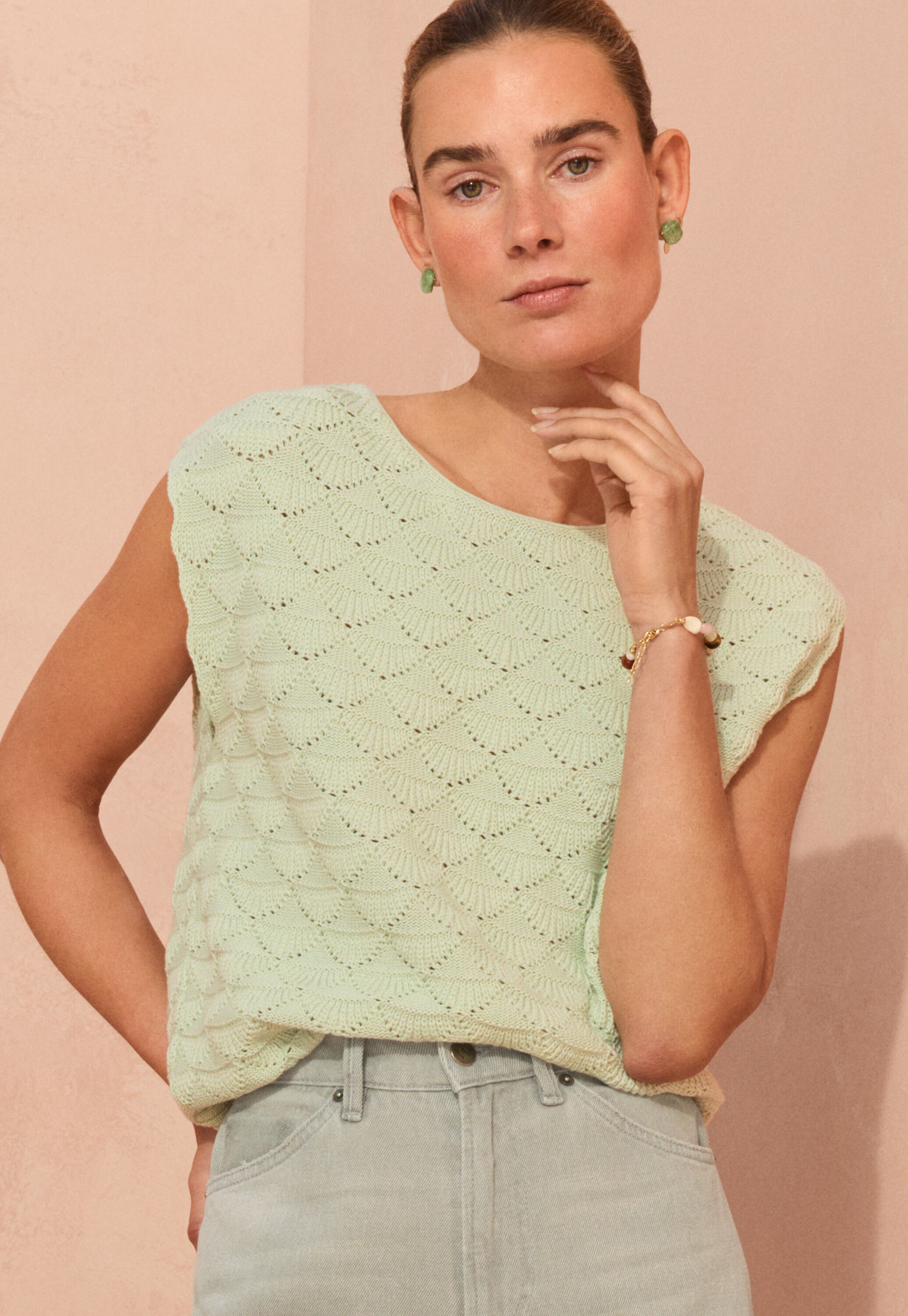 Pintuck blouse