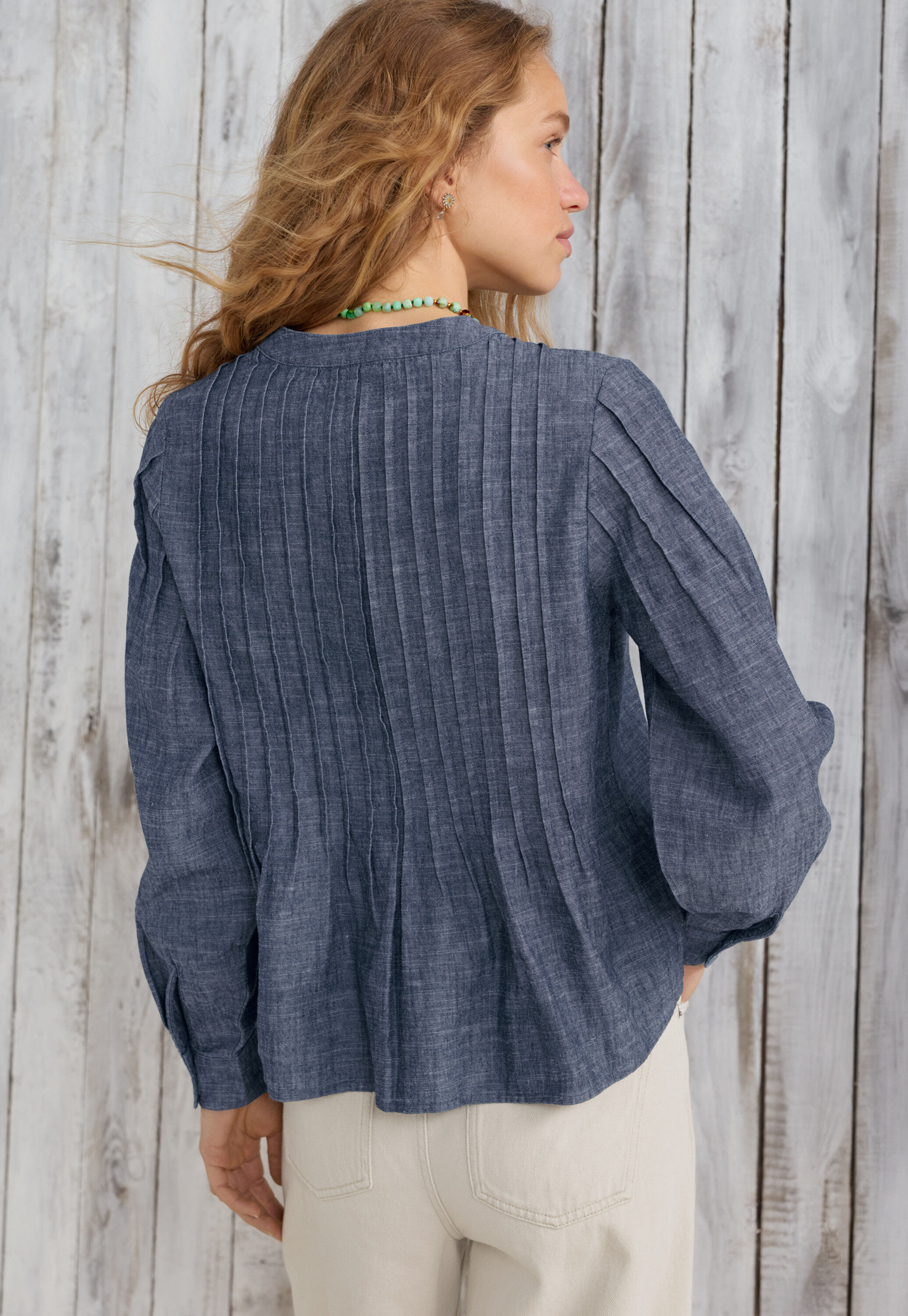 Cable-knit sweater