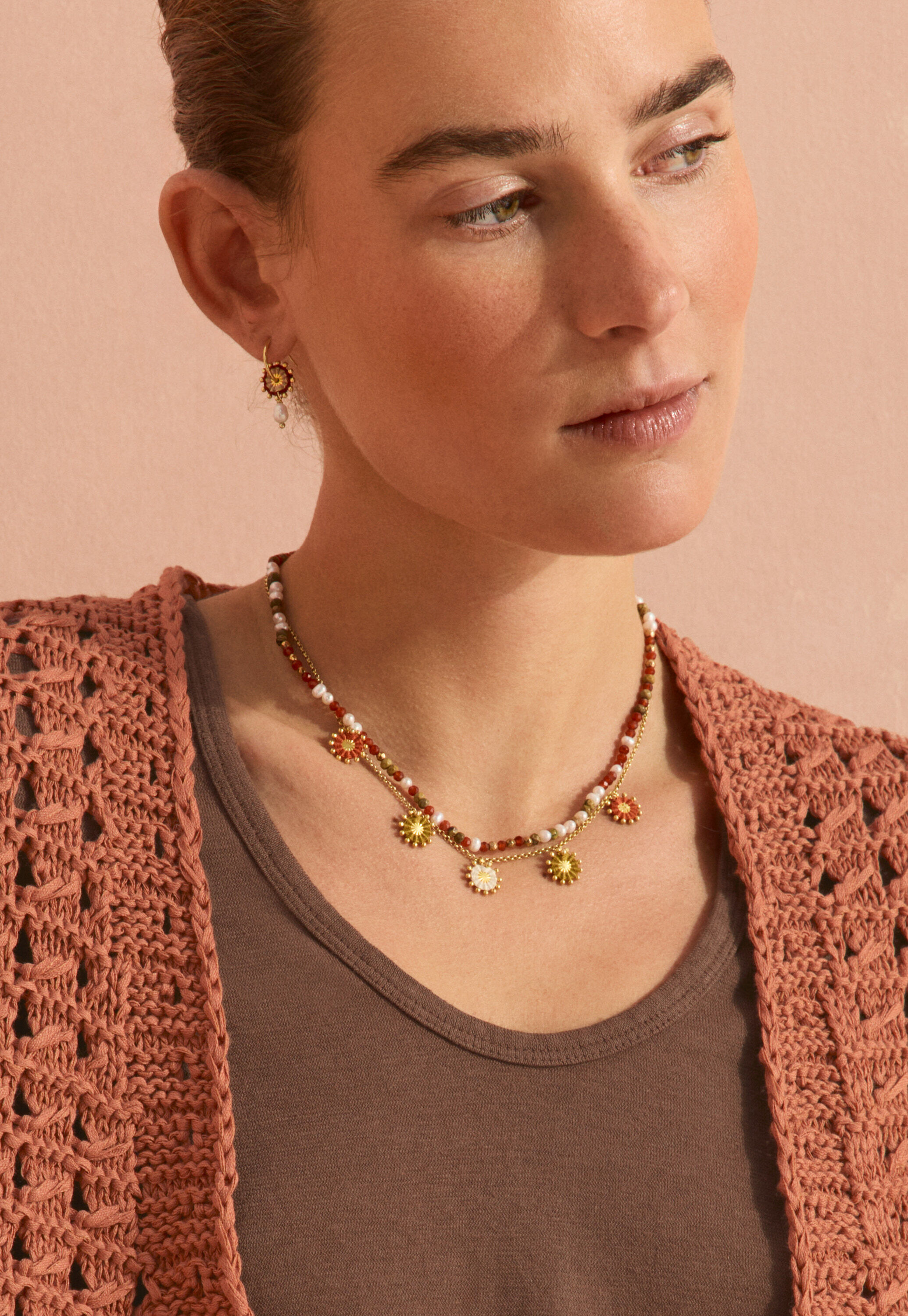 Sunburst necklace
