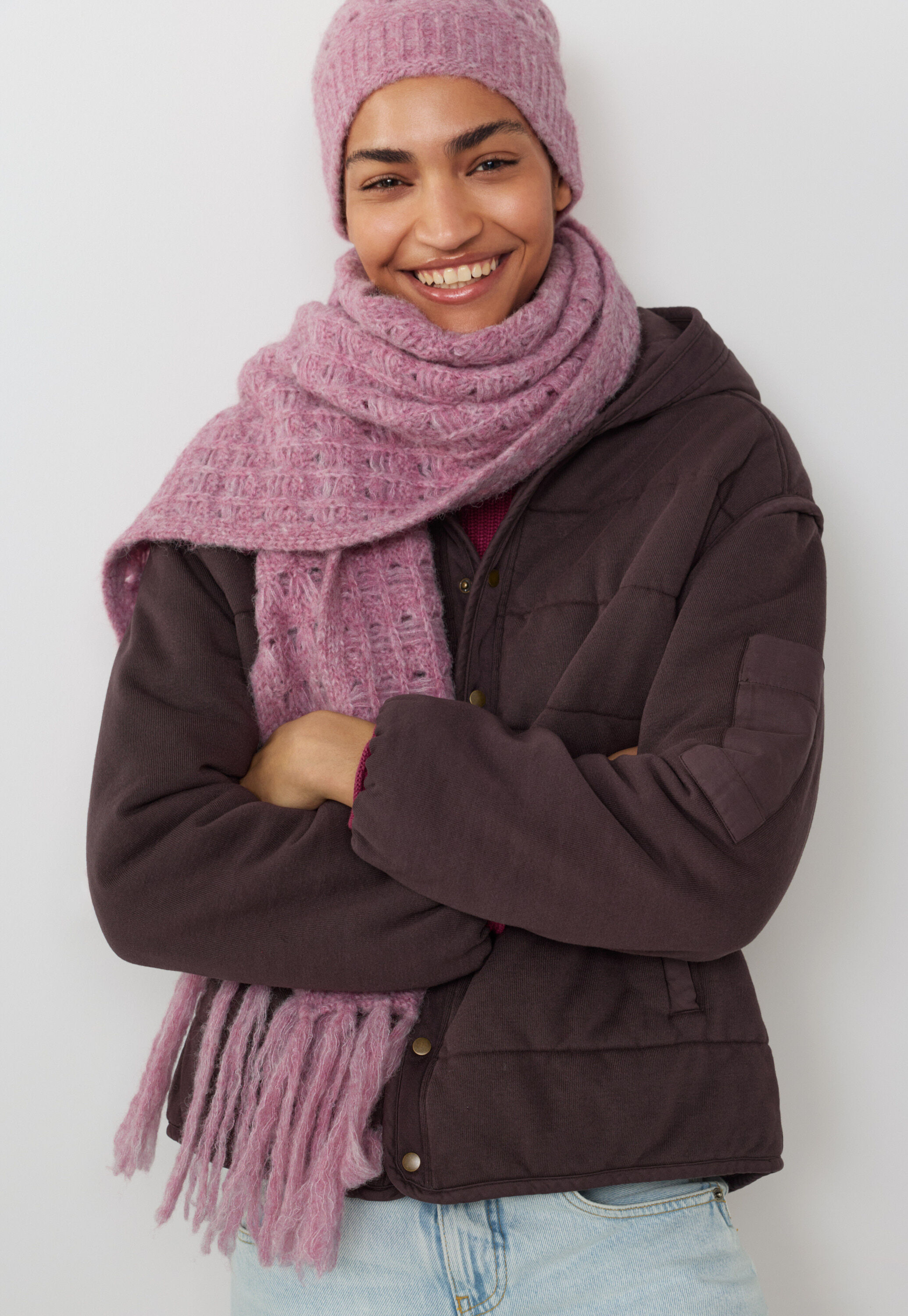 Quilted jacket, Espresso, large