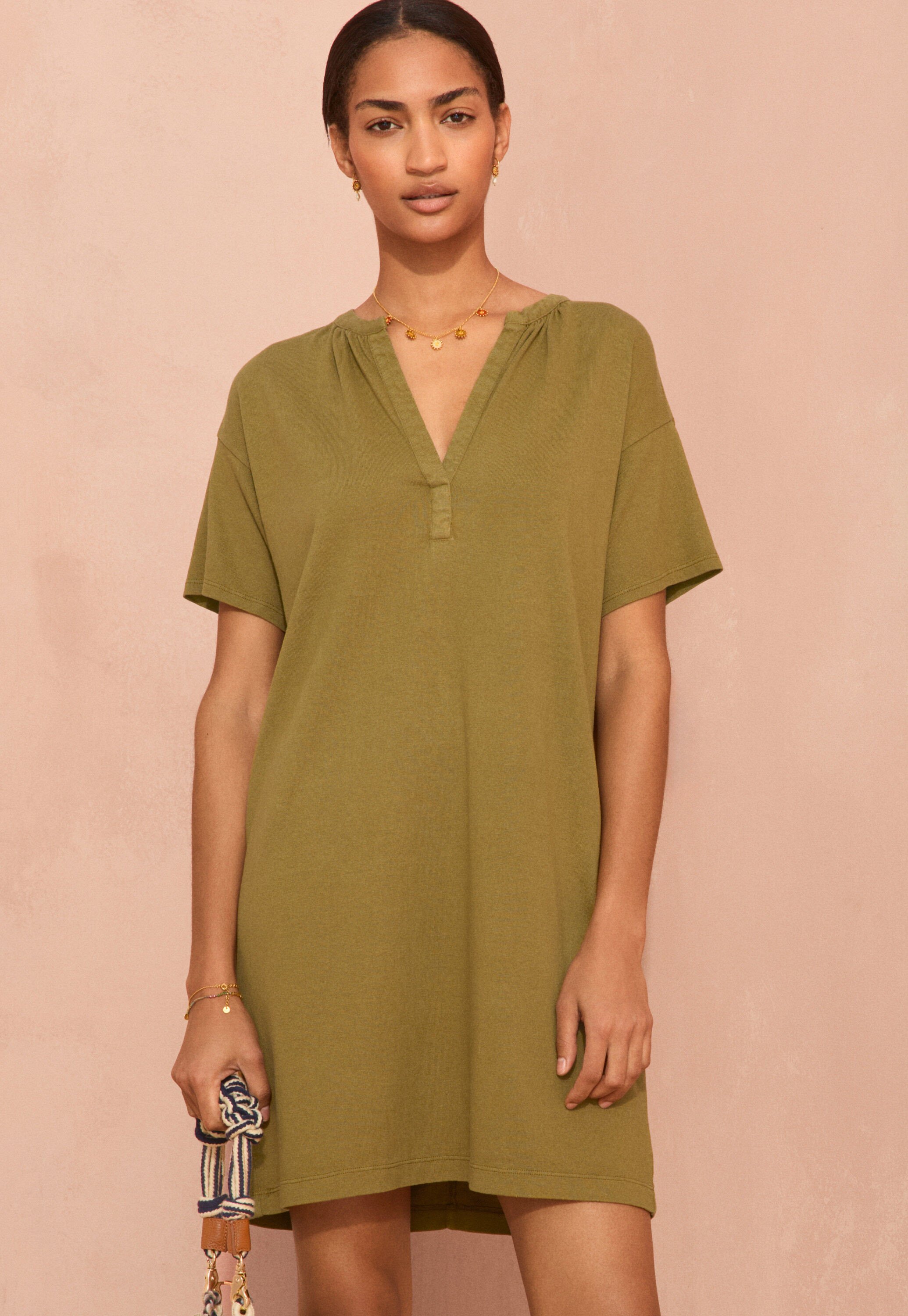Short jersey dress