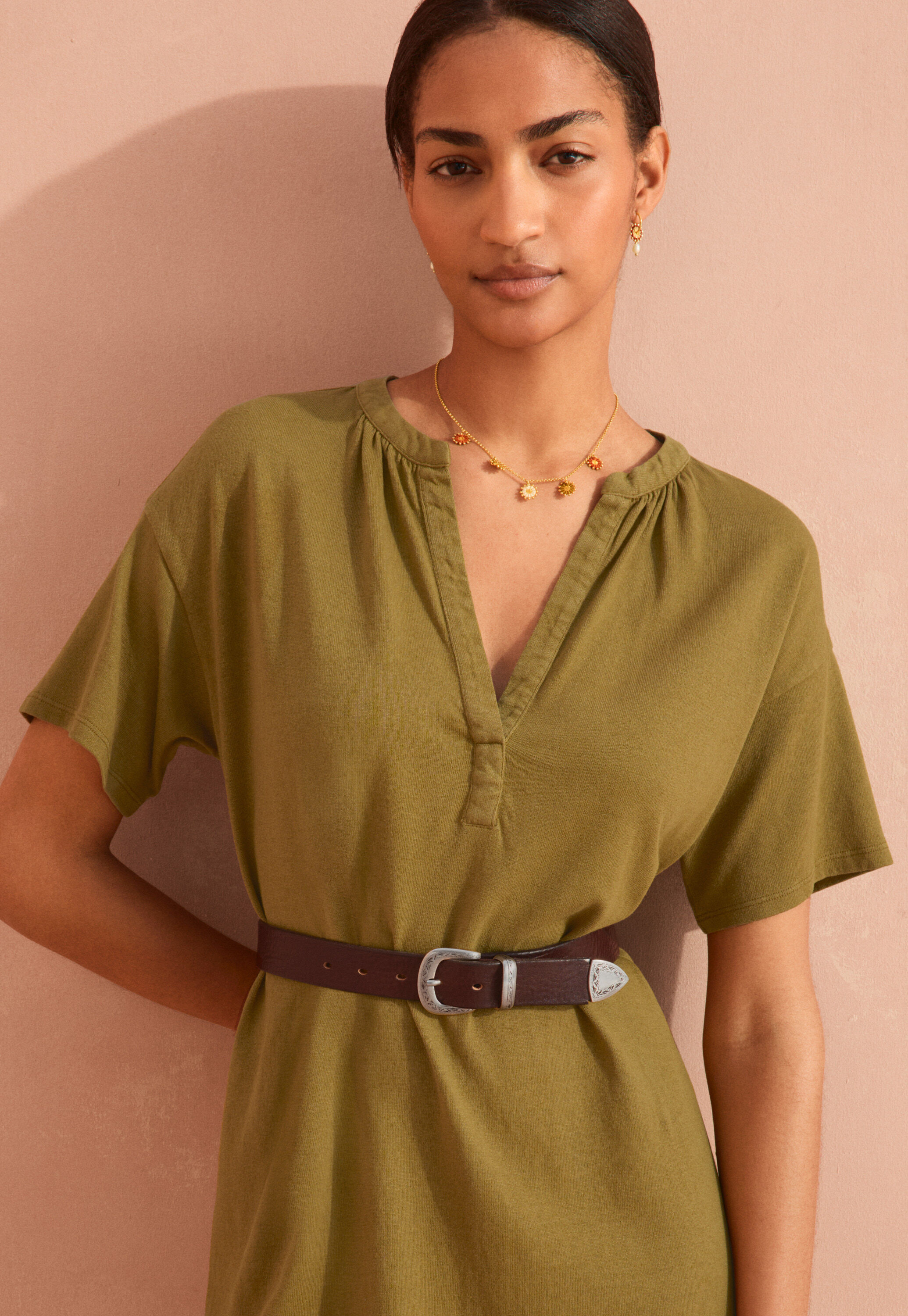 Short jersey dress