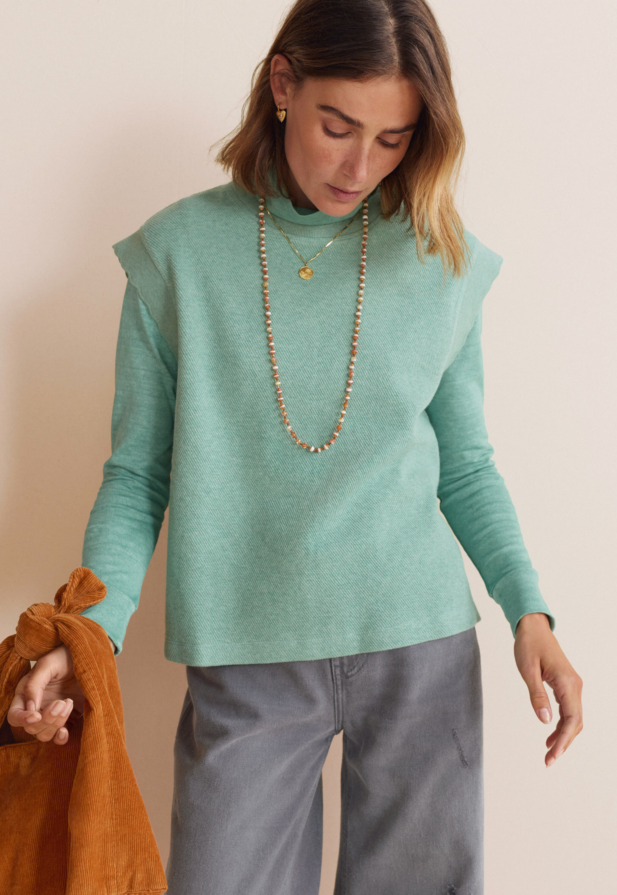 Roll-neck top