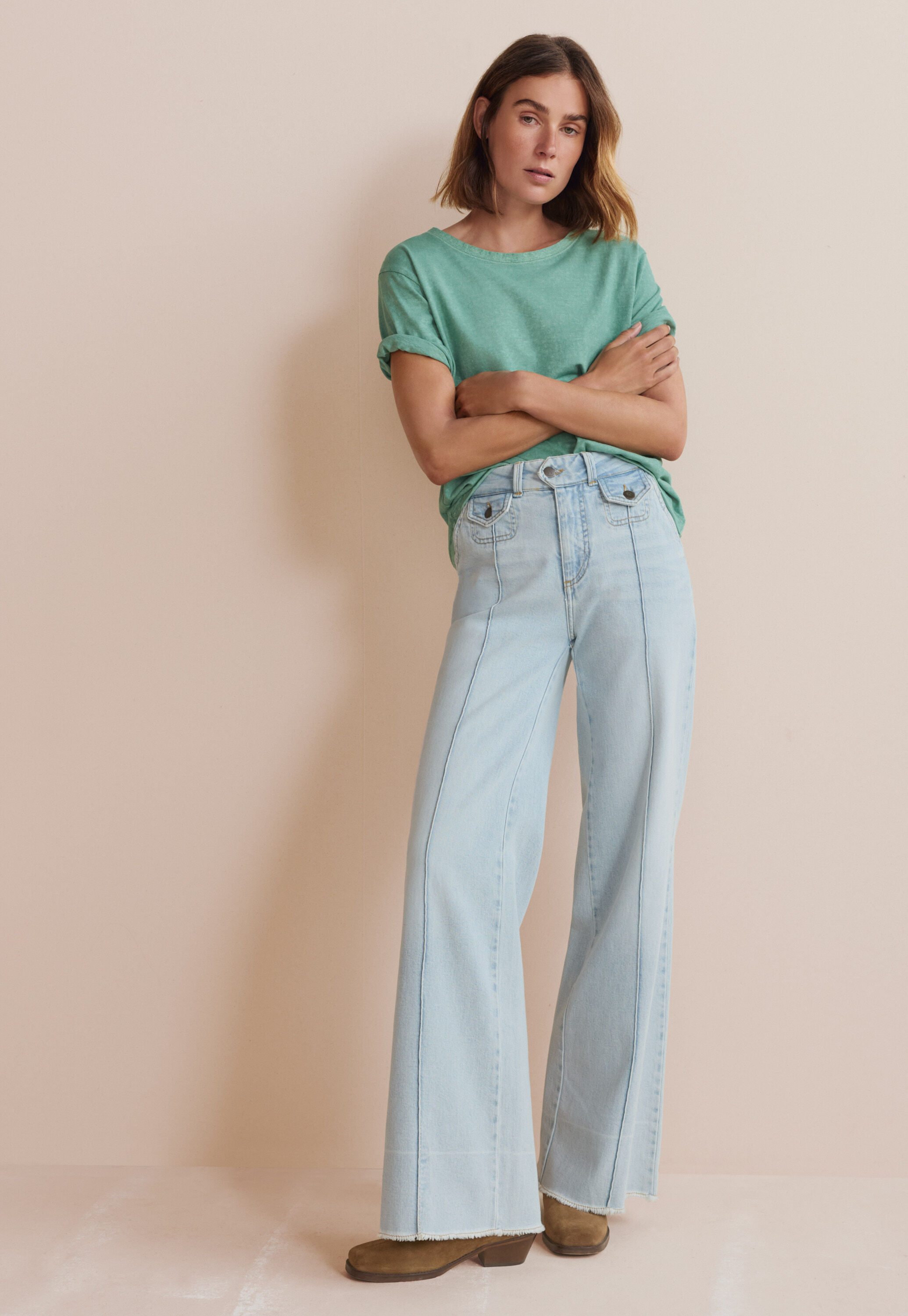 Bootcut jeans, Pale vintage, large