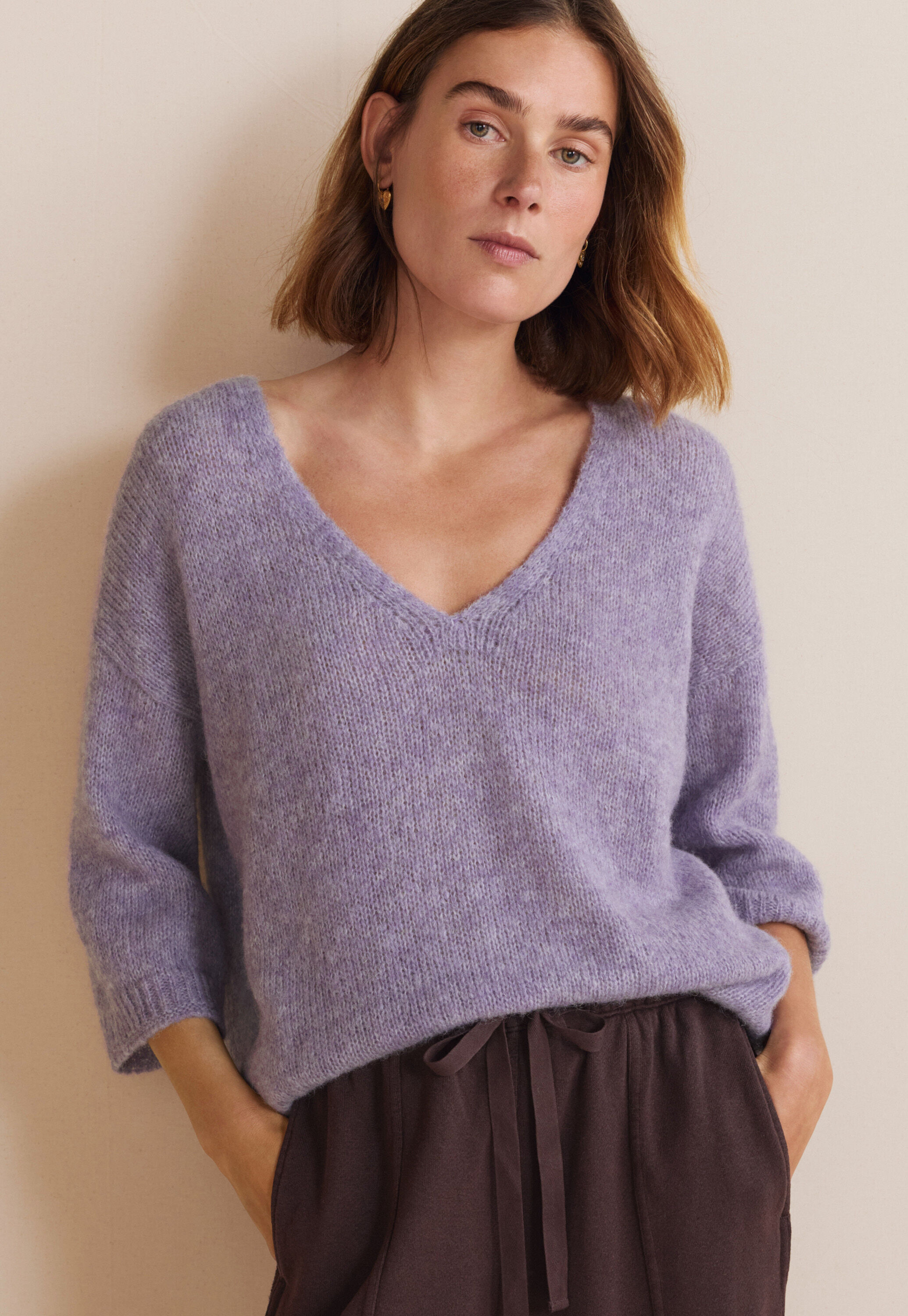 V-neck sweater
