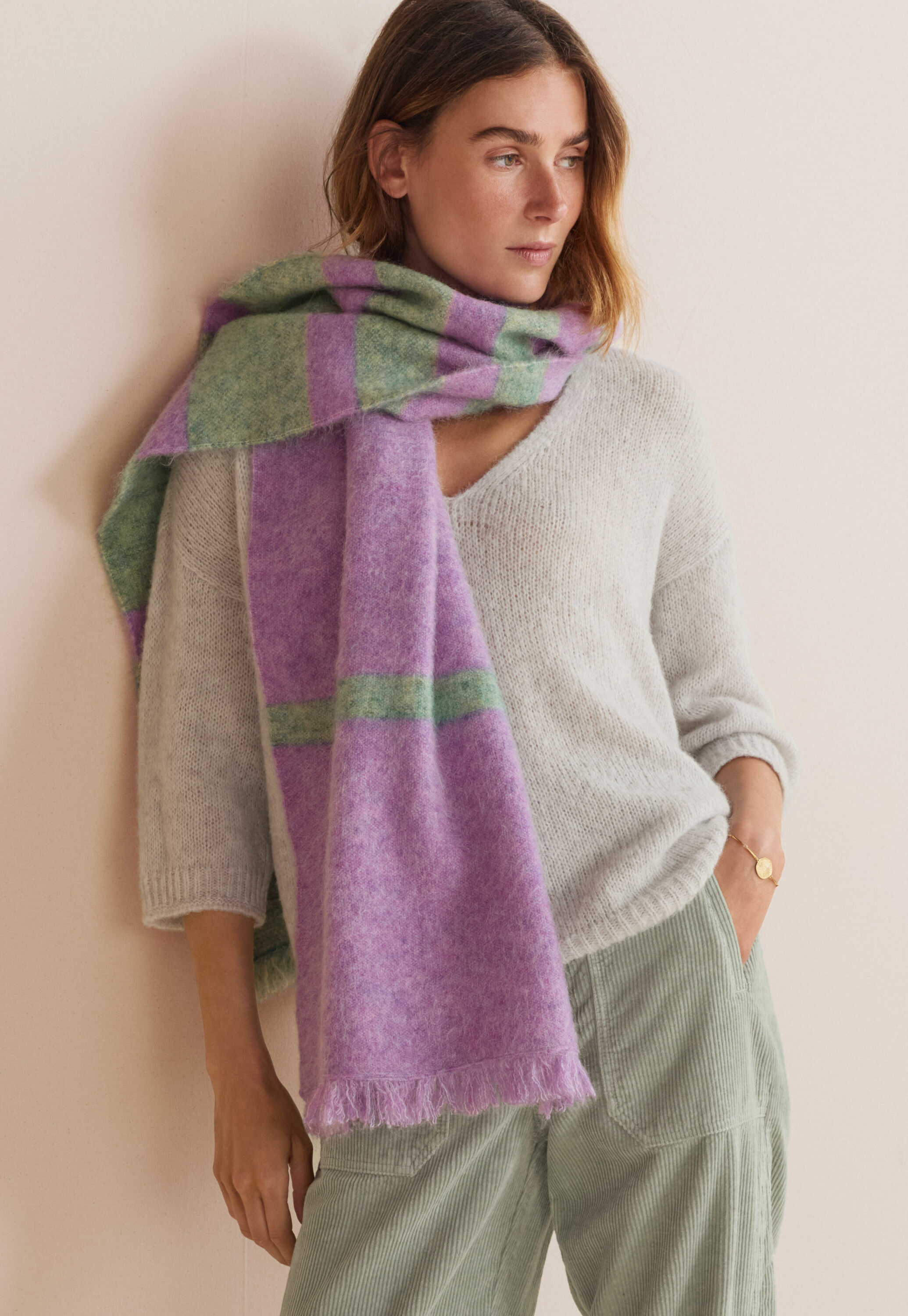 V-neck sweater