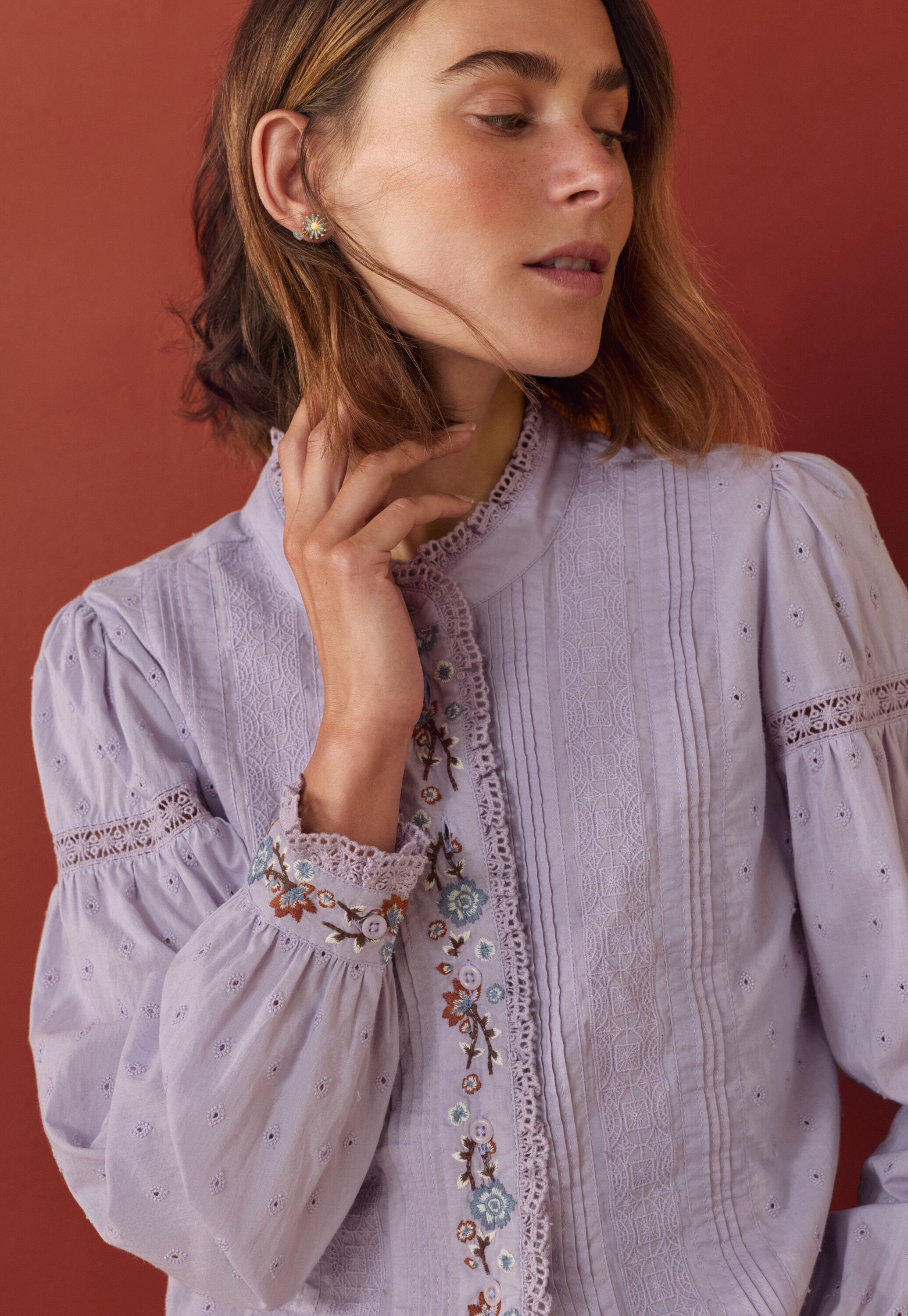 Waffle-stitch cardigan