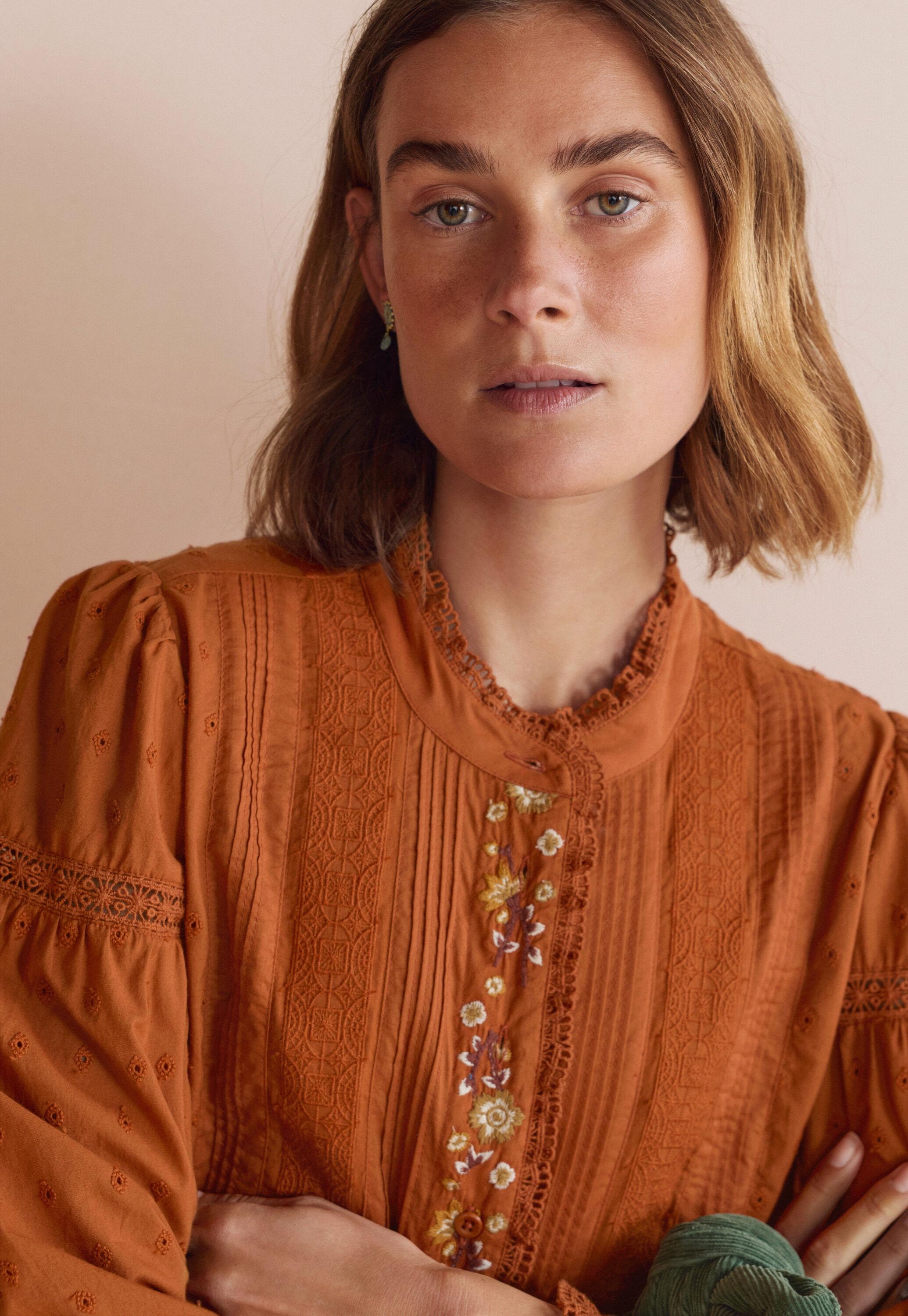 Waffle-stitch cardigan