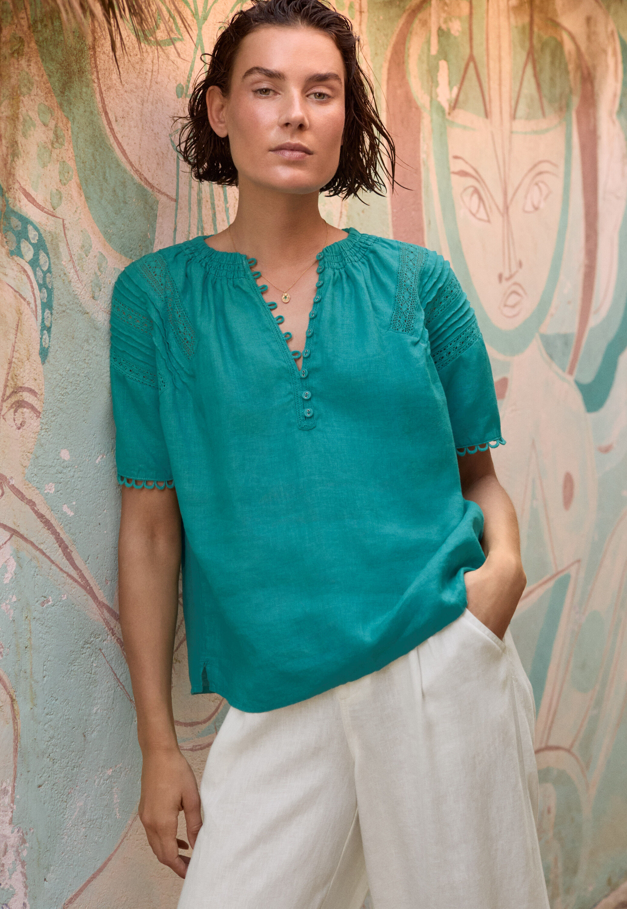 Embroidered blouse