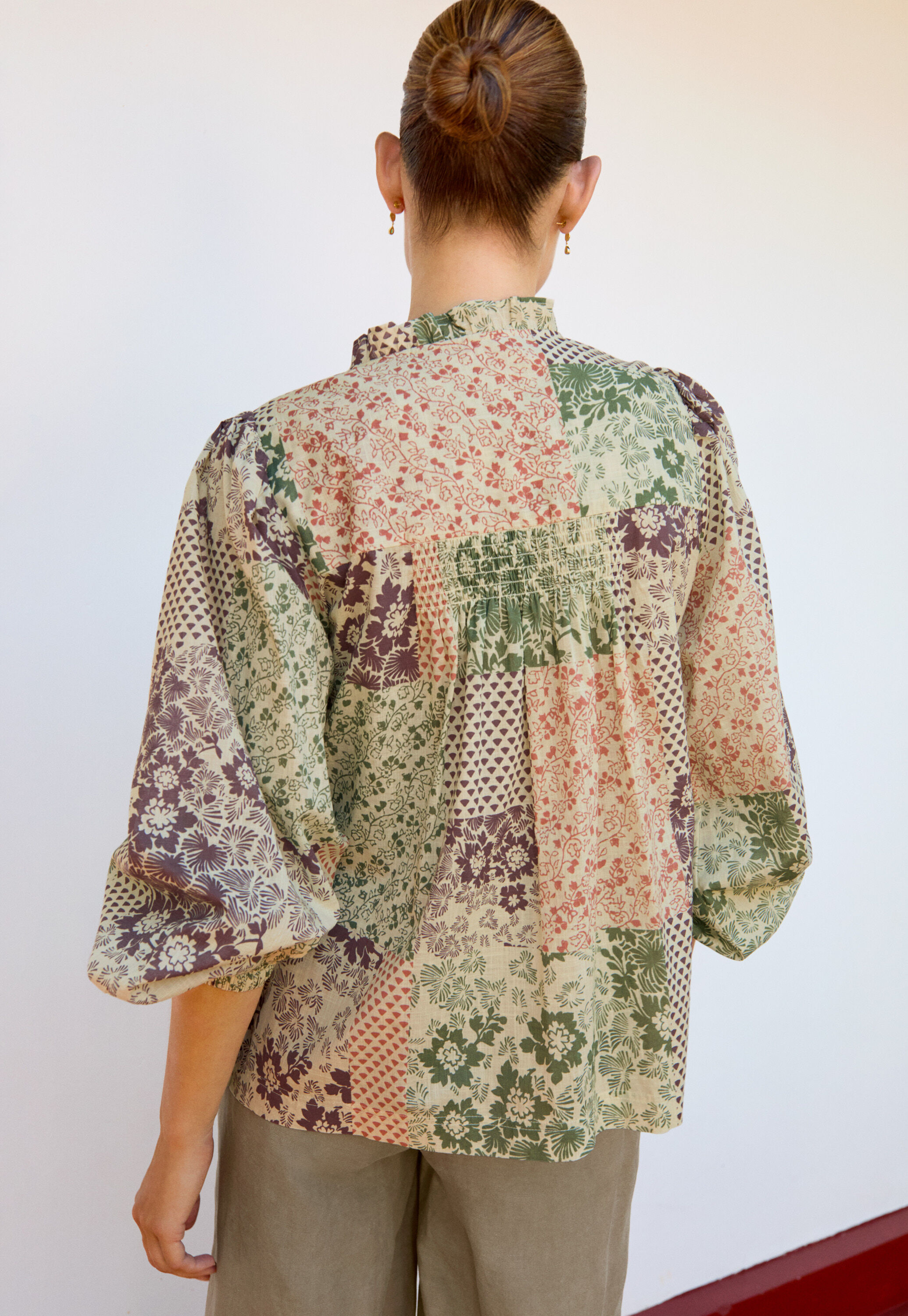 Printed maxi-skirt