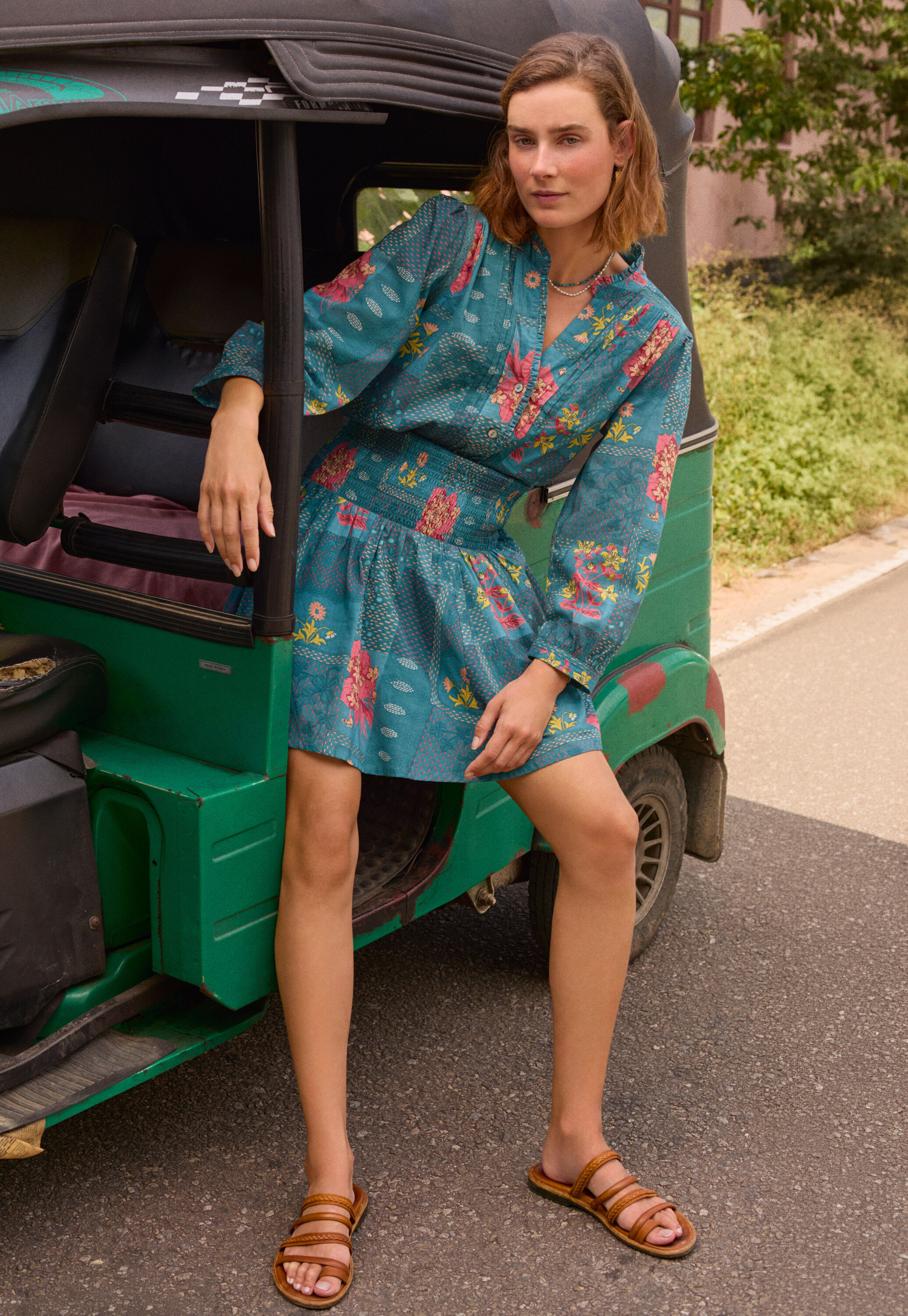 Printed maxi-skirt