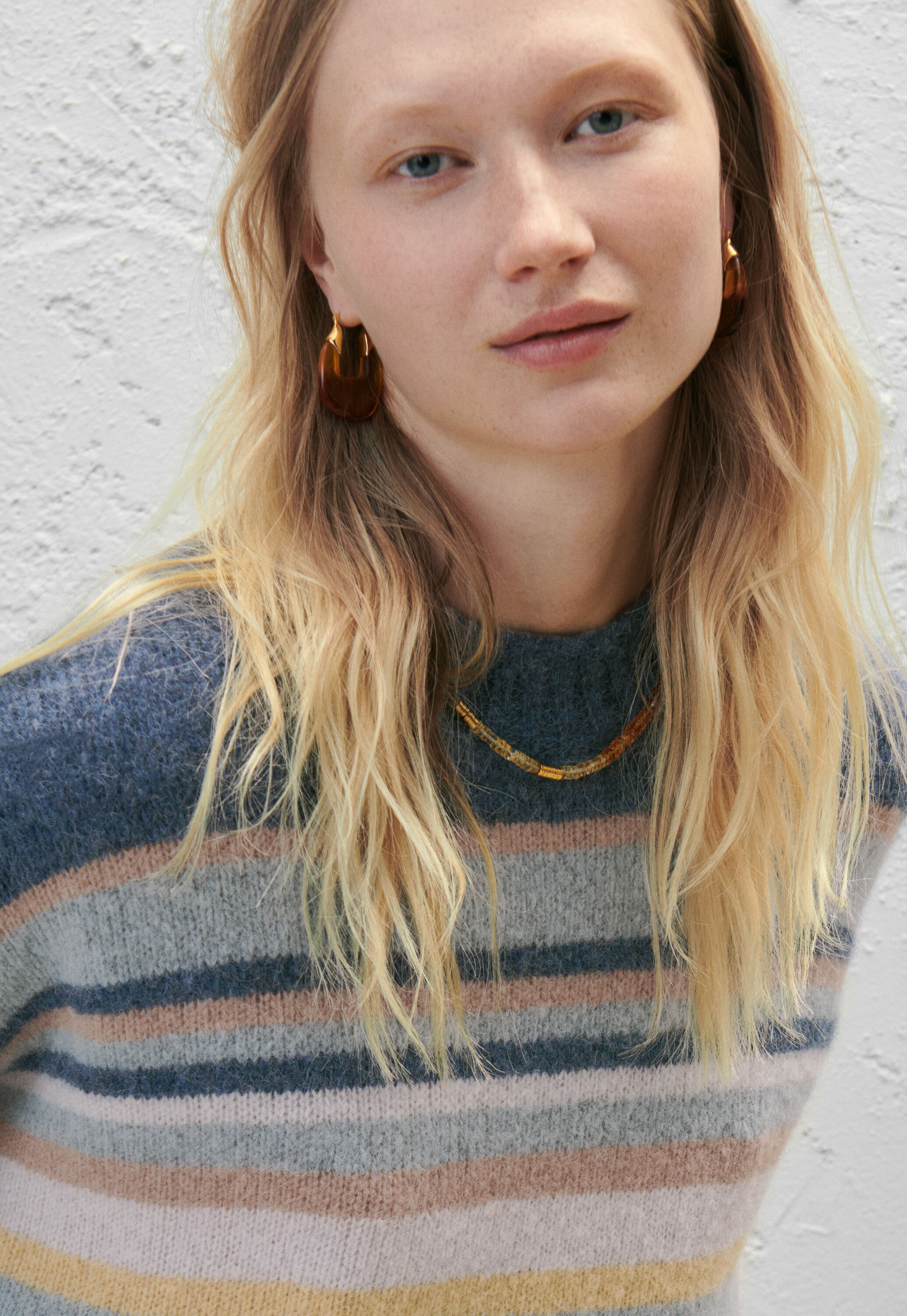 Glass earrings