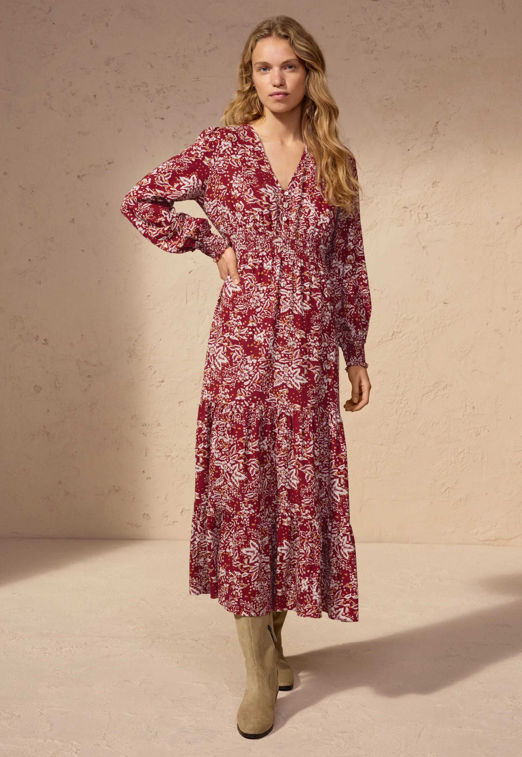 Pintuck blouse
